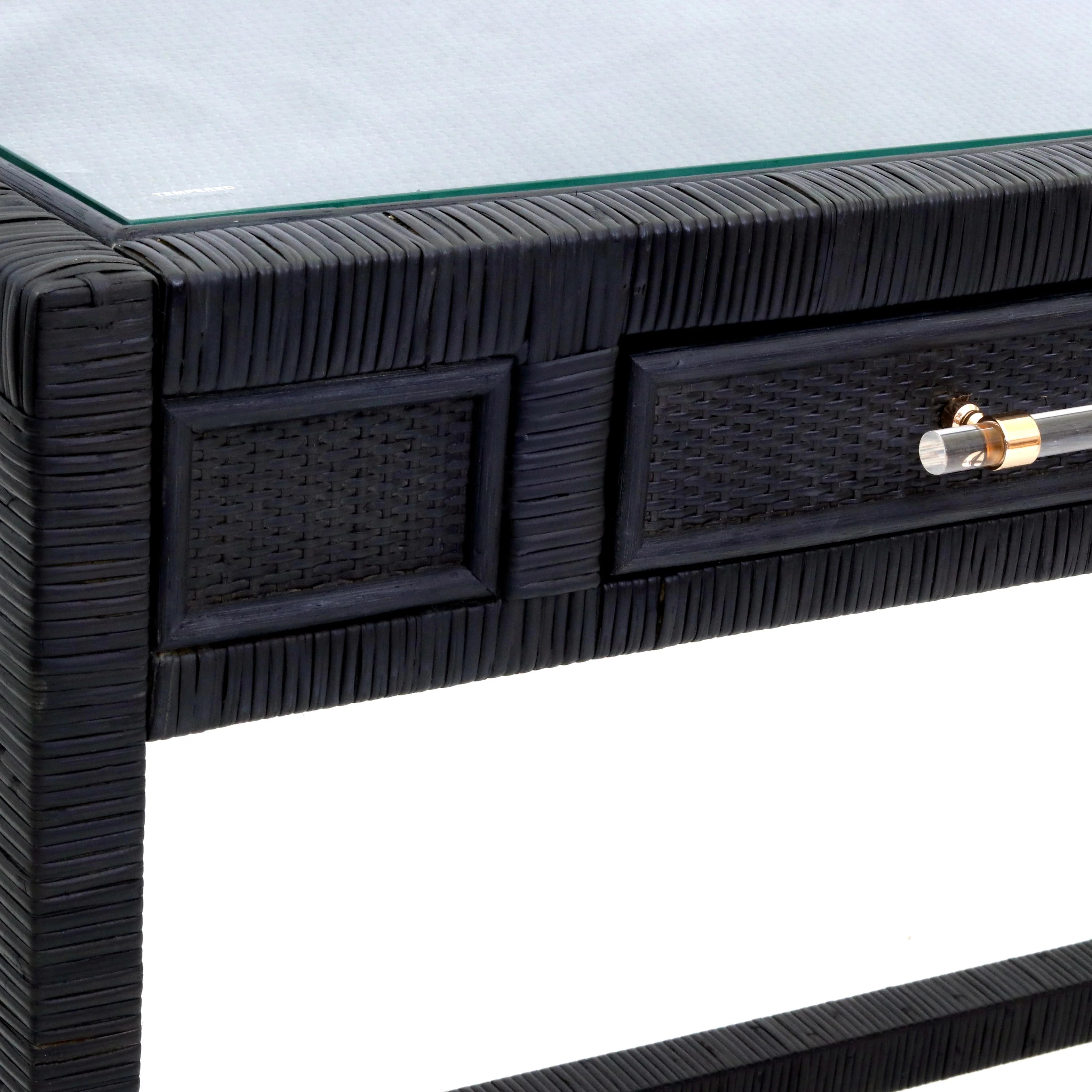 Amara 47" Woven Rattan Desk
