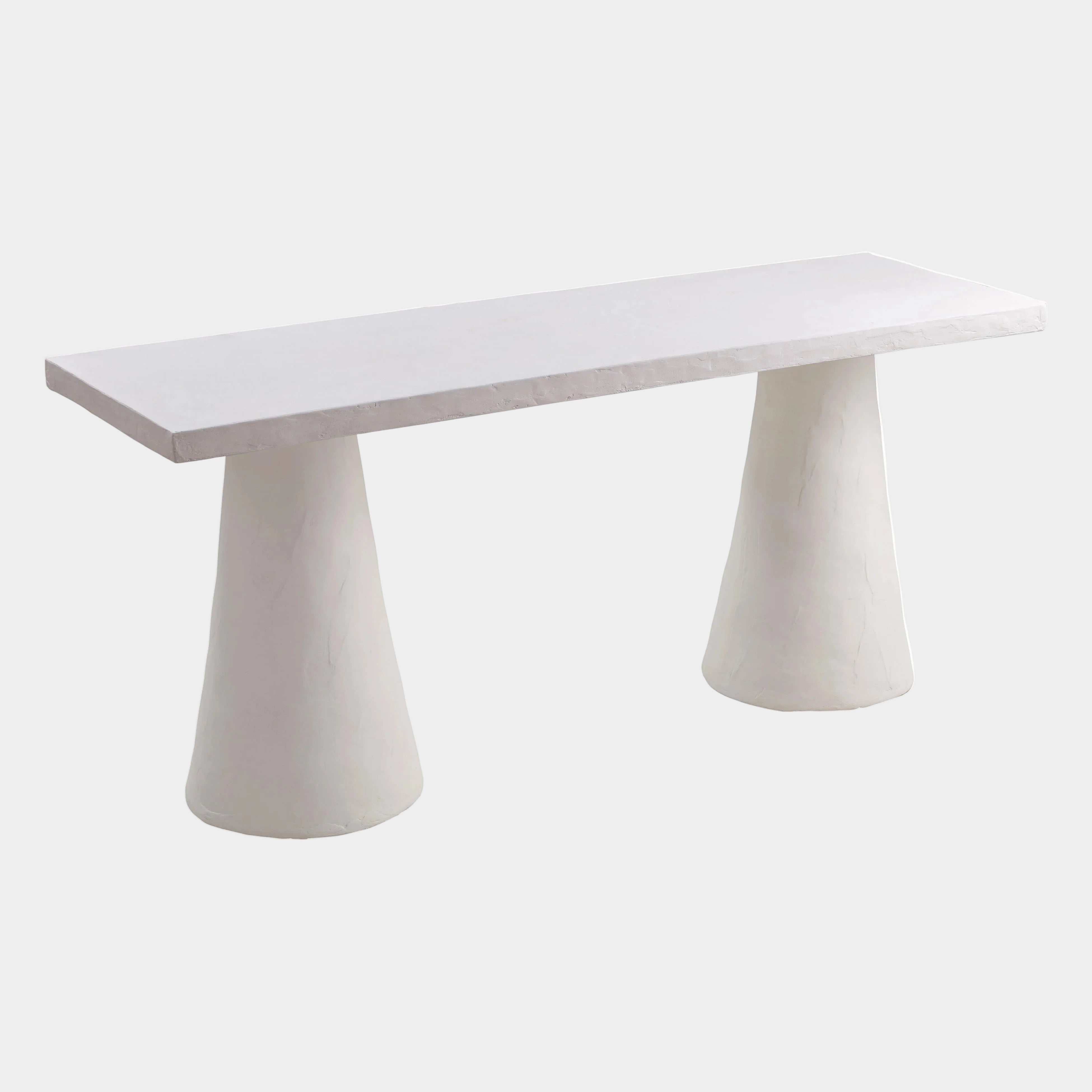 Dayana 68.5" Desk in Faux Plaster
