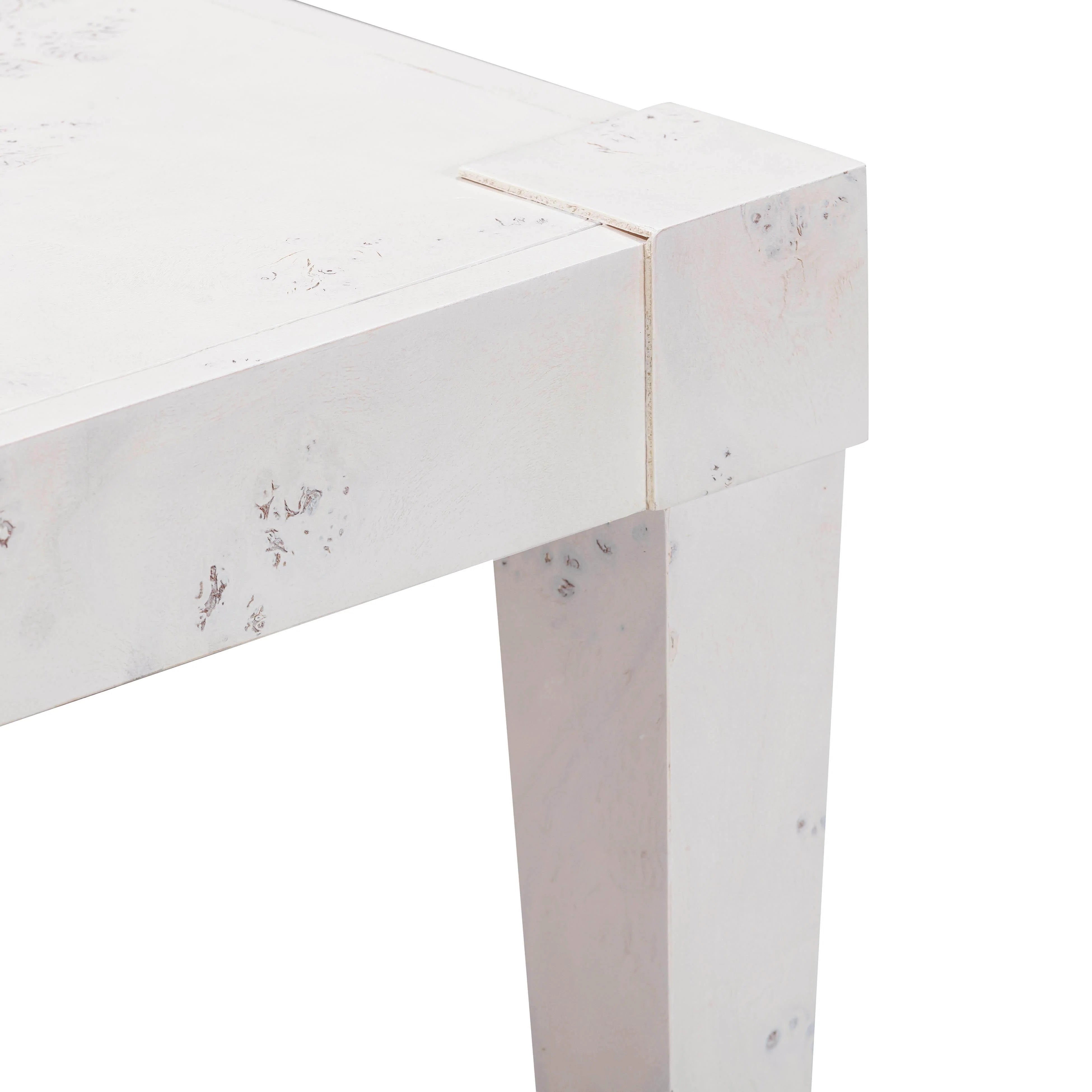 Brandyss 48" Burl 2-Drawer Work Desk