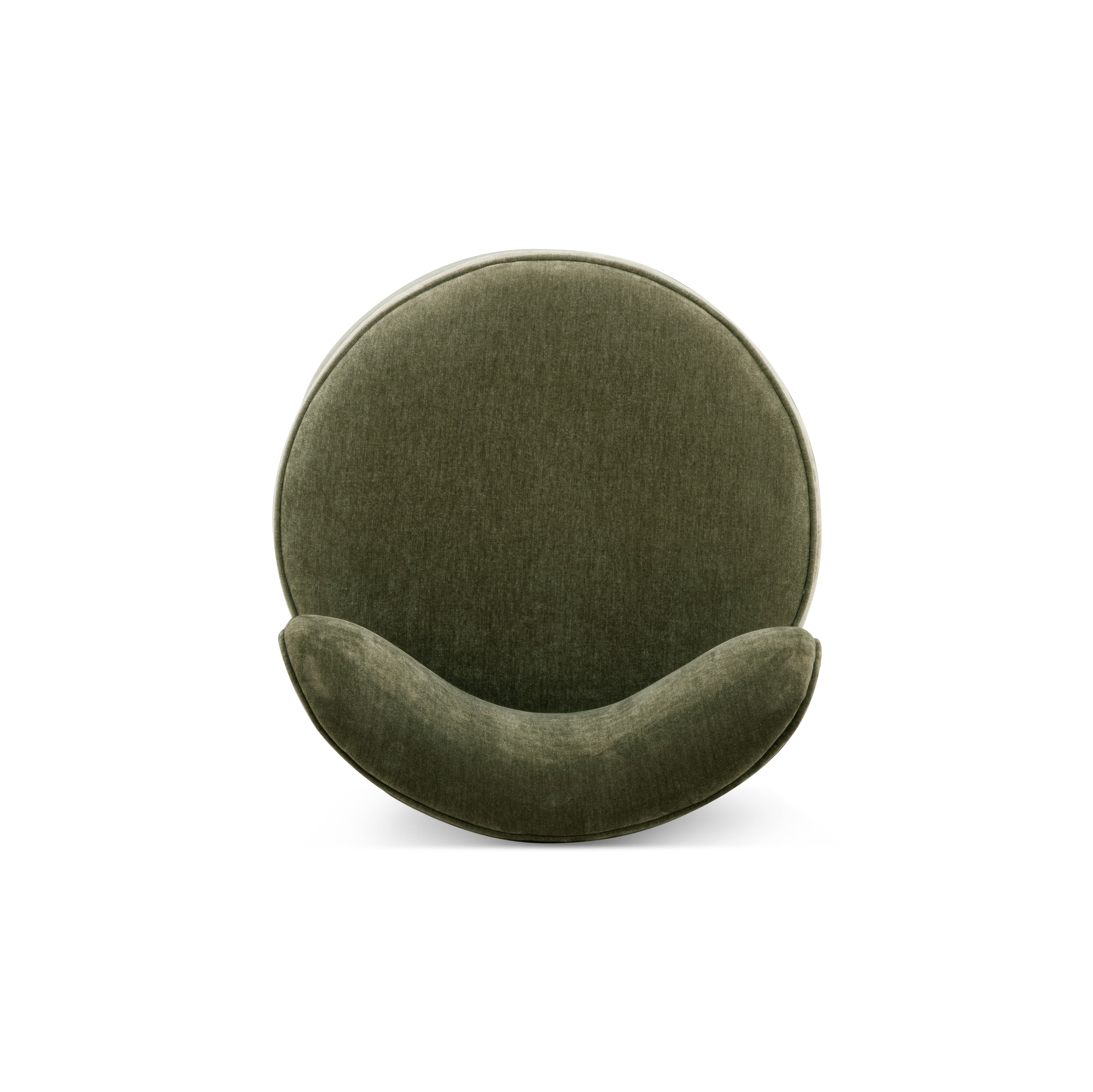 Amaya Green Upcycled Contract-Grade Chenille Swivel Desk Chair