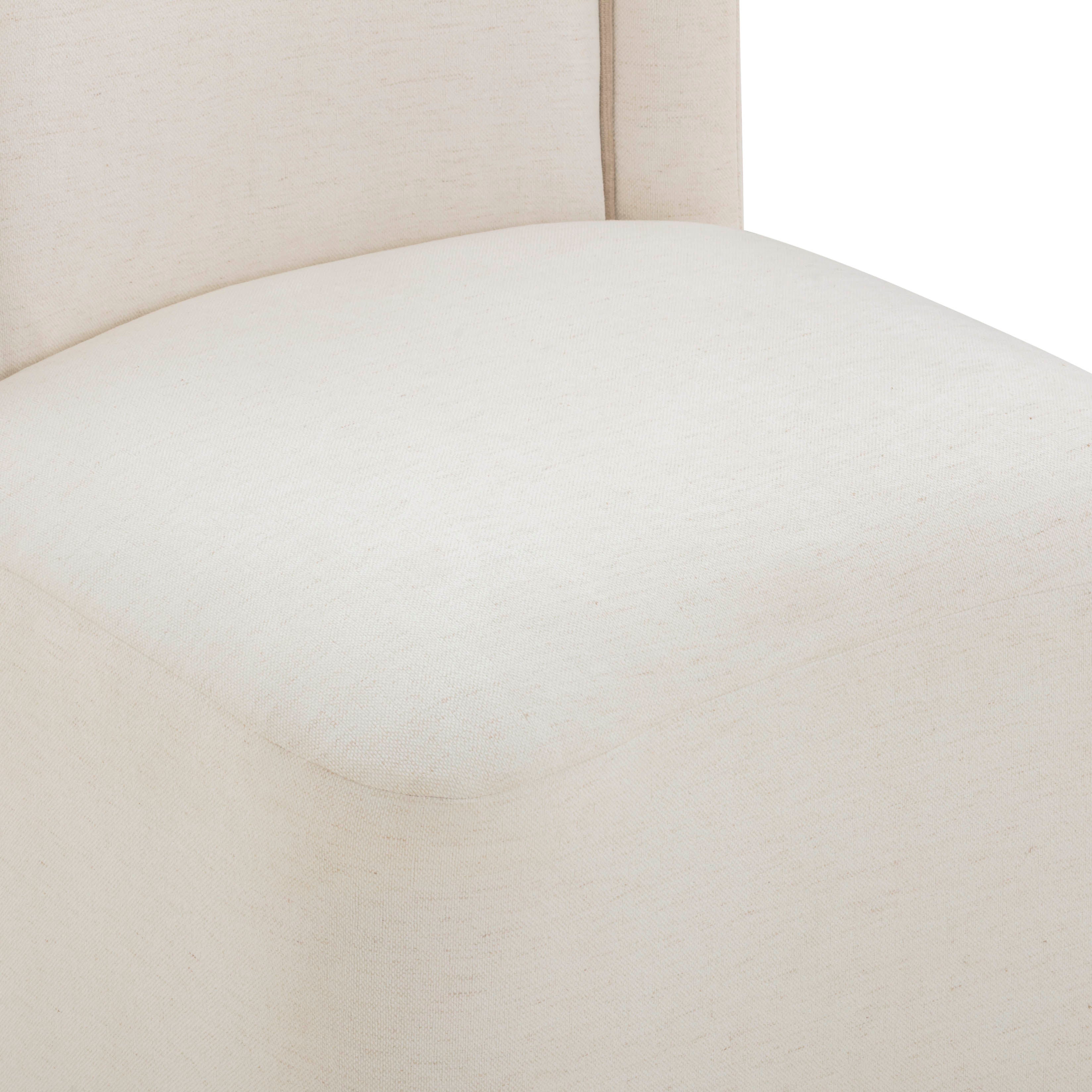 Dolce Performance Velvet Rolling Desk Chair