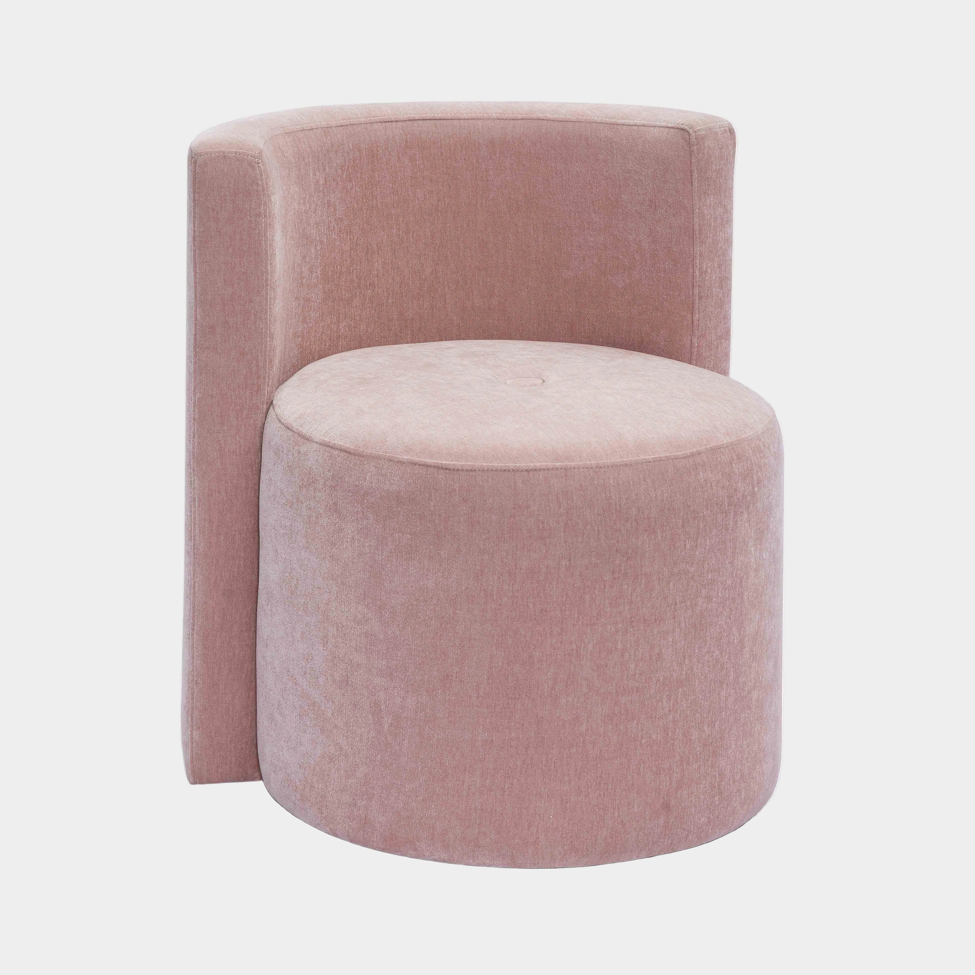 Alyssa Upcycled Performance Velvet Rolling Desk Chair