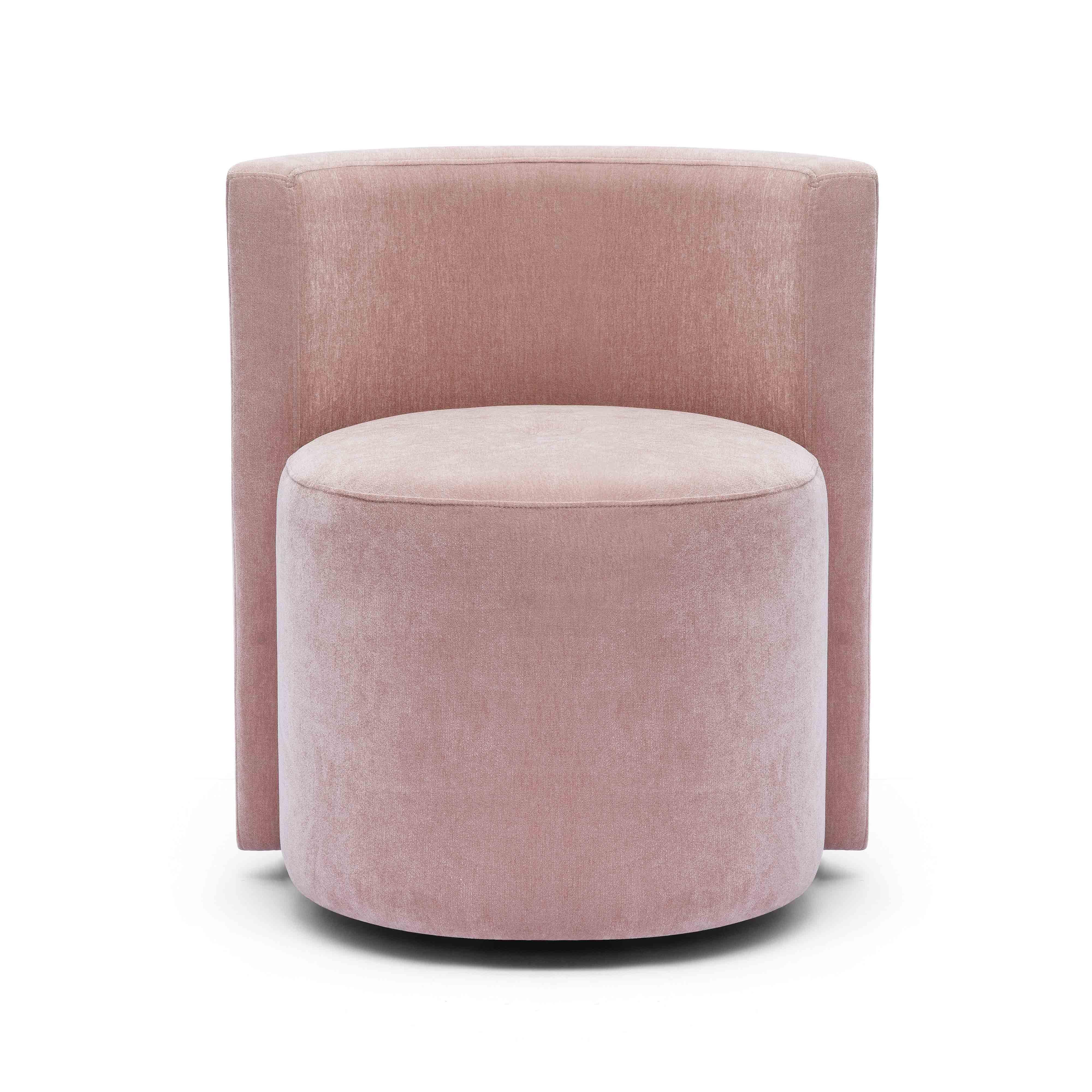 Alyssa Upcycled Performance Velvet Rolling Desk Chair