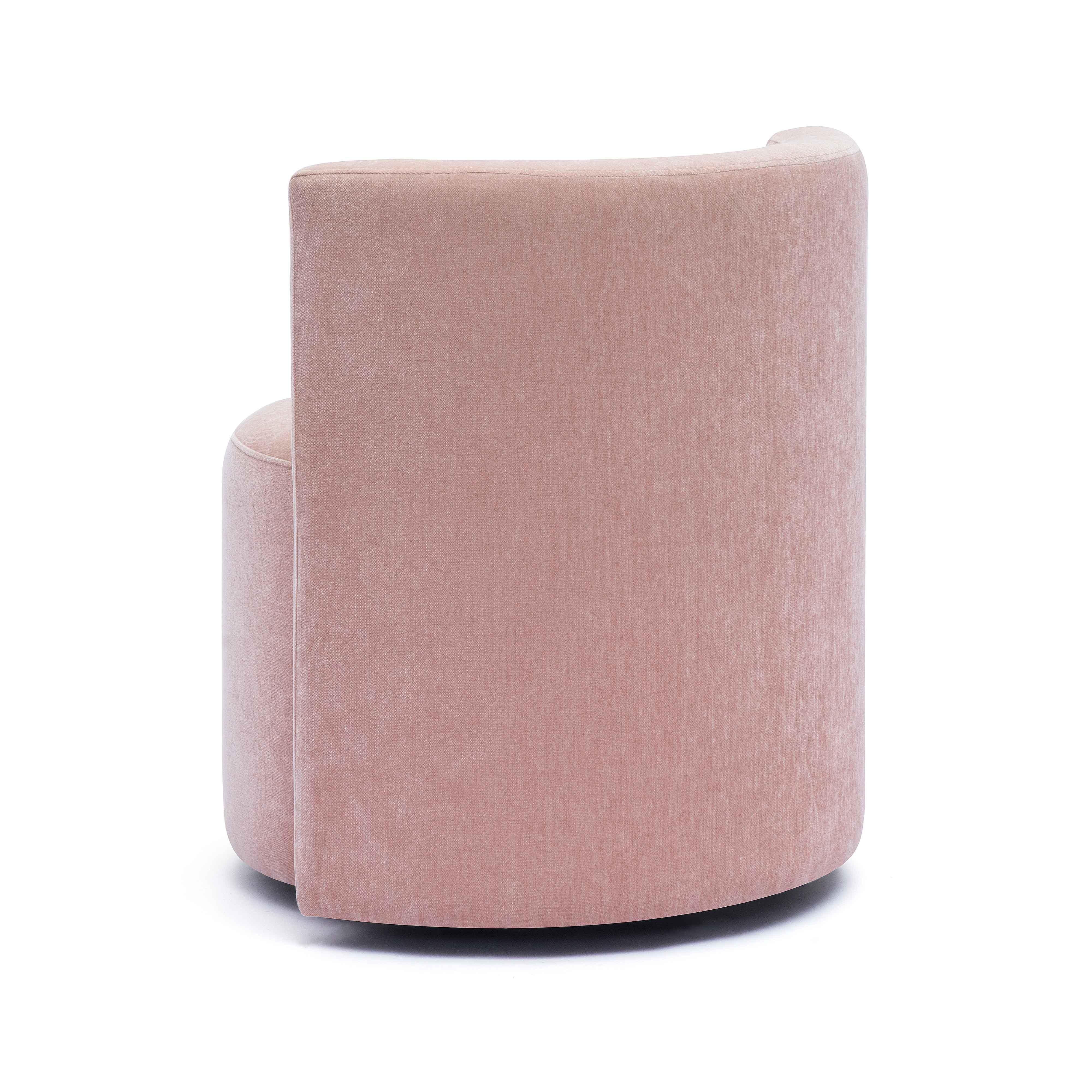 Alyssa Upcycled Performance Velvet Rolling Desk Chair