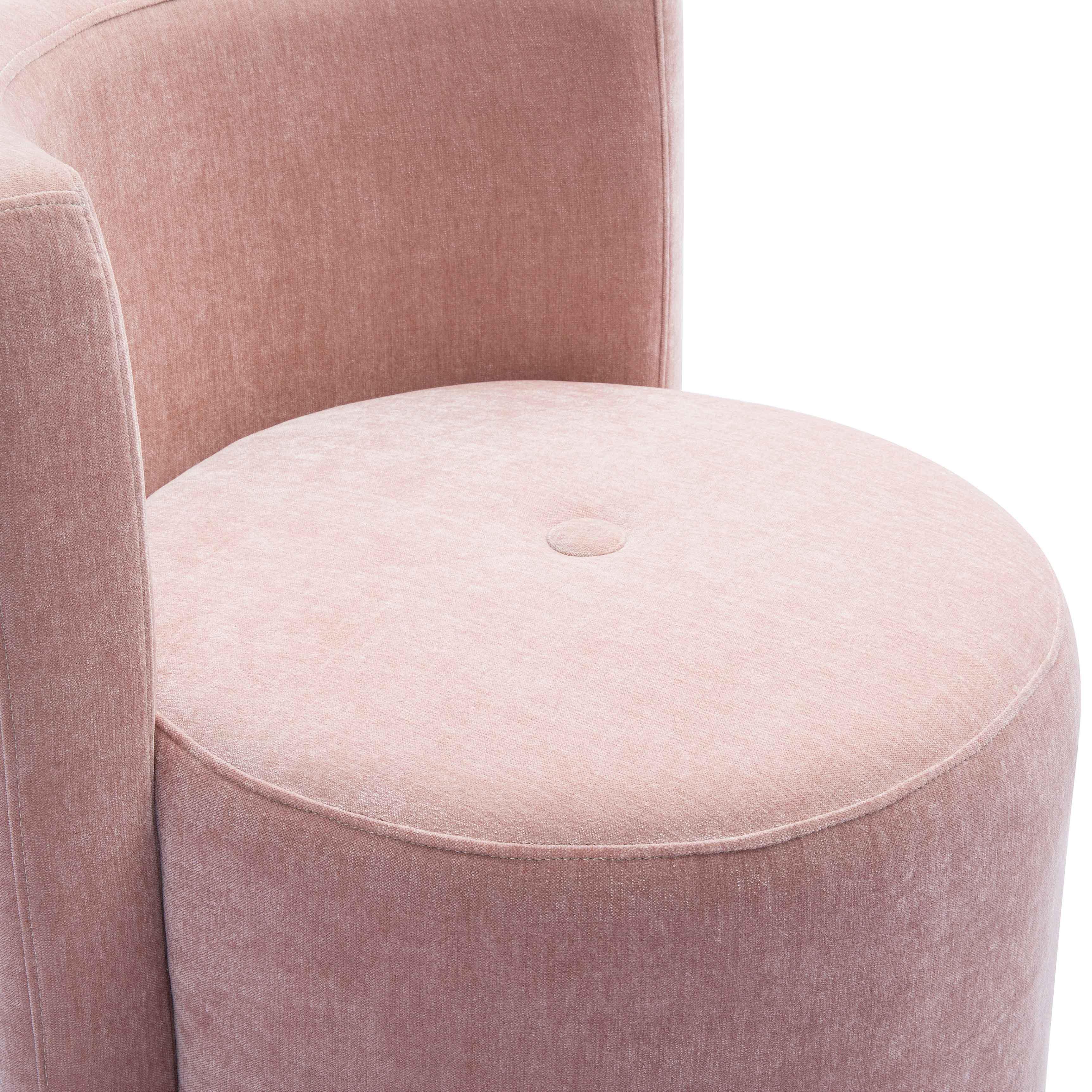 Alyssa Upcycled Performance Velvet Rolling Desk Chair