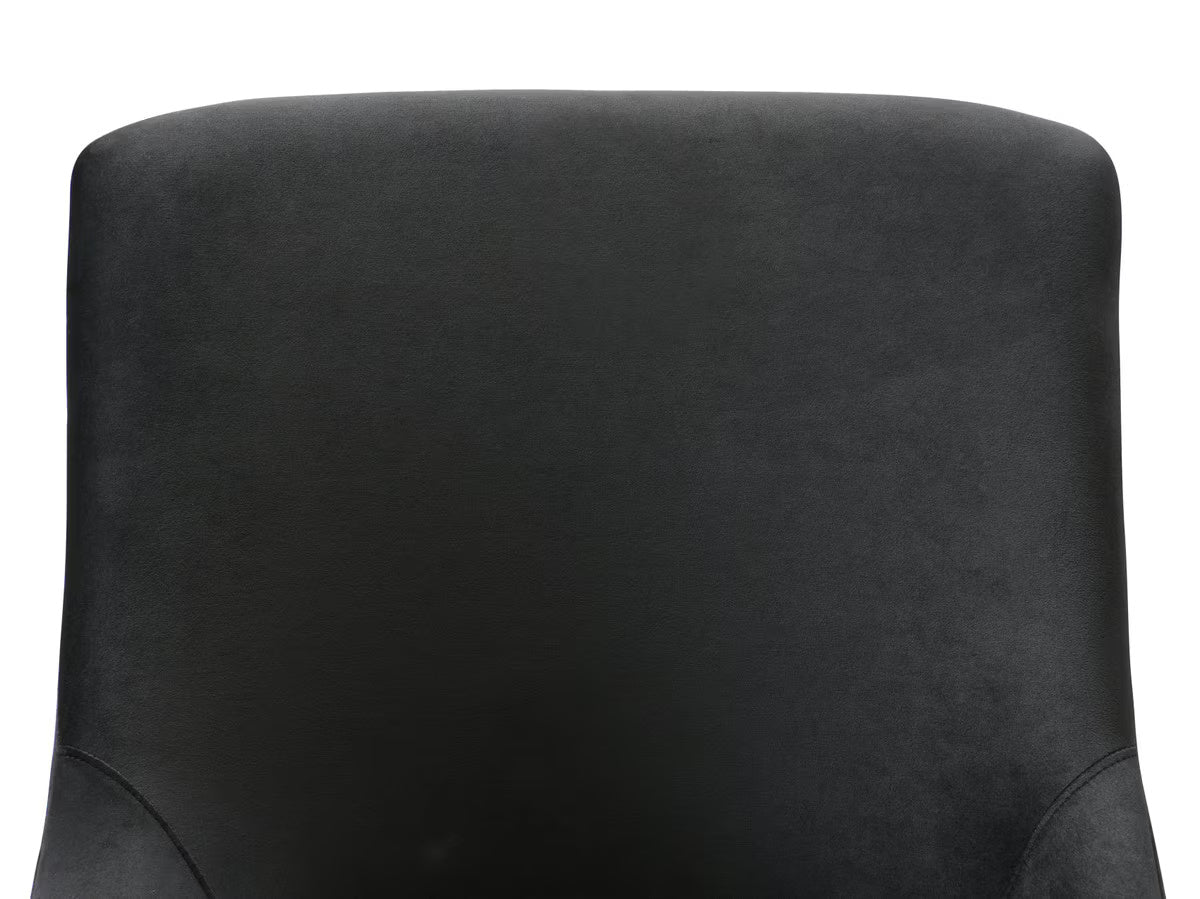Chaise de bureau pivotante noire Beatrix
