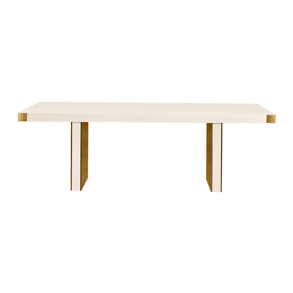 Table à manger Selena en frêne crème par Inspire Me! Home Decor