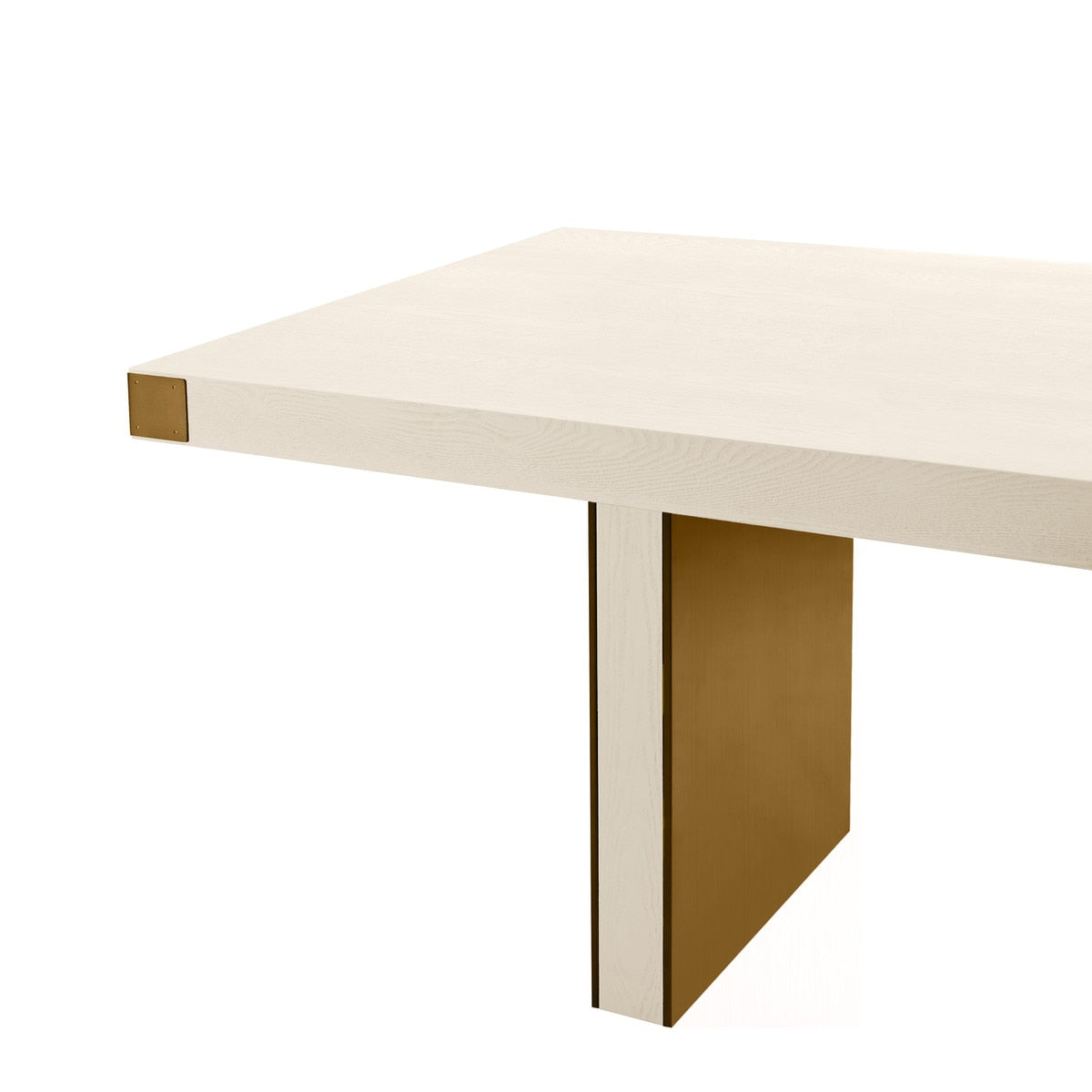 Table à manger Selena en frêne crème par Inspire Me! Home Decor
