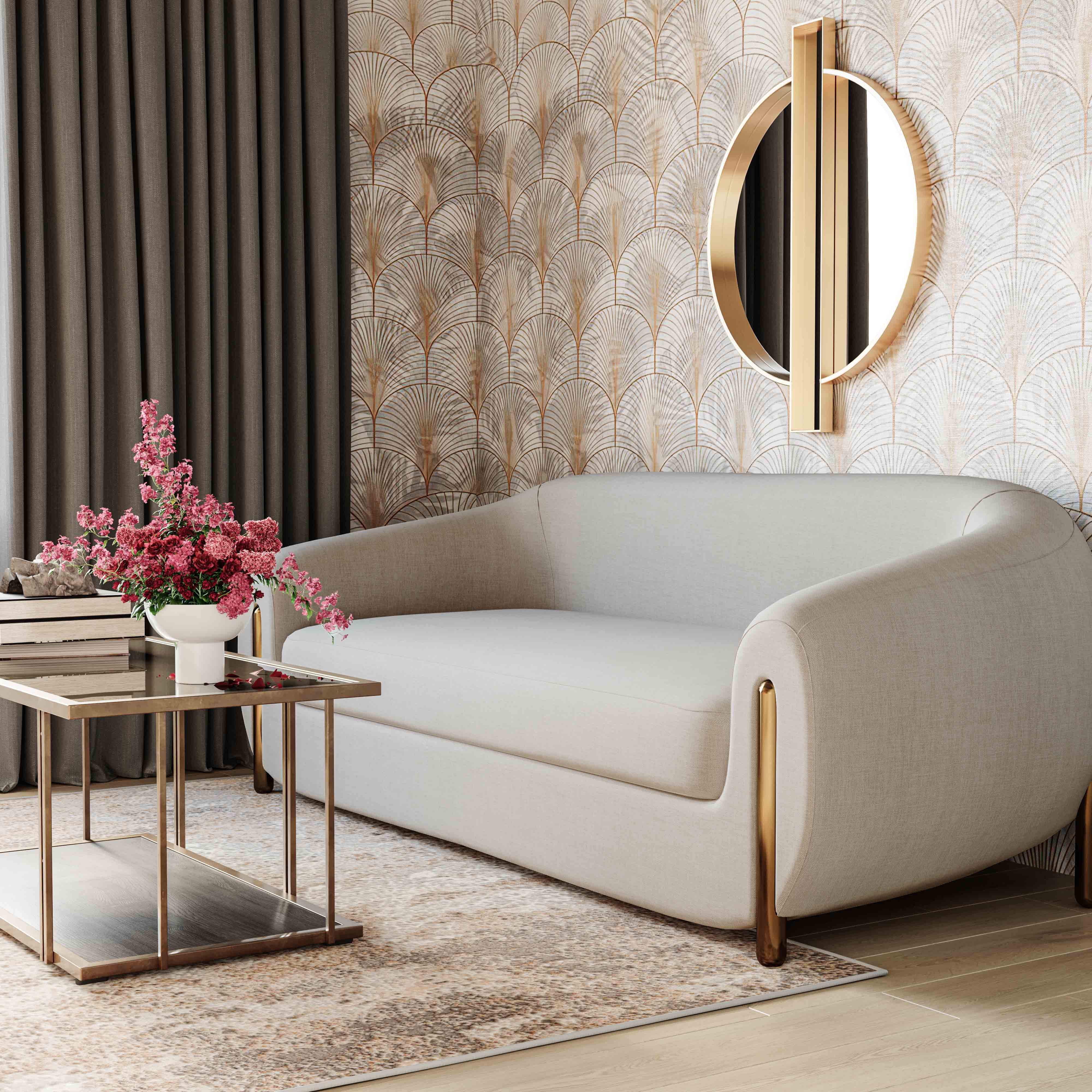 Lina 93" Performance Fabric Sofa