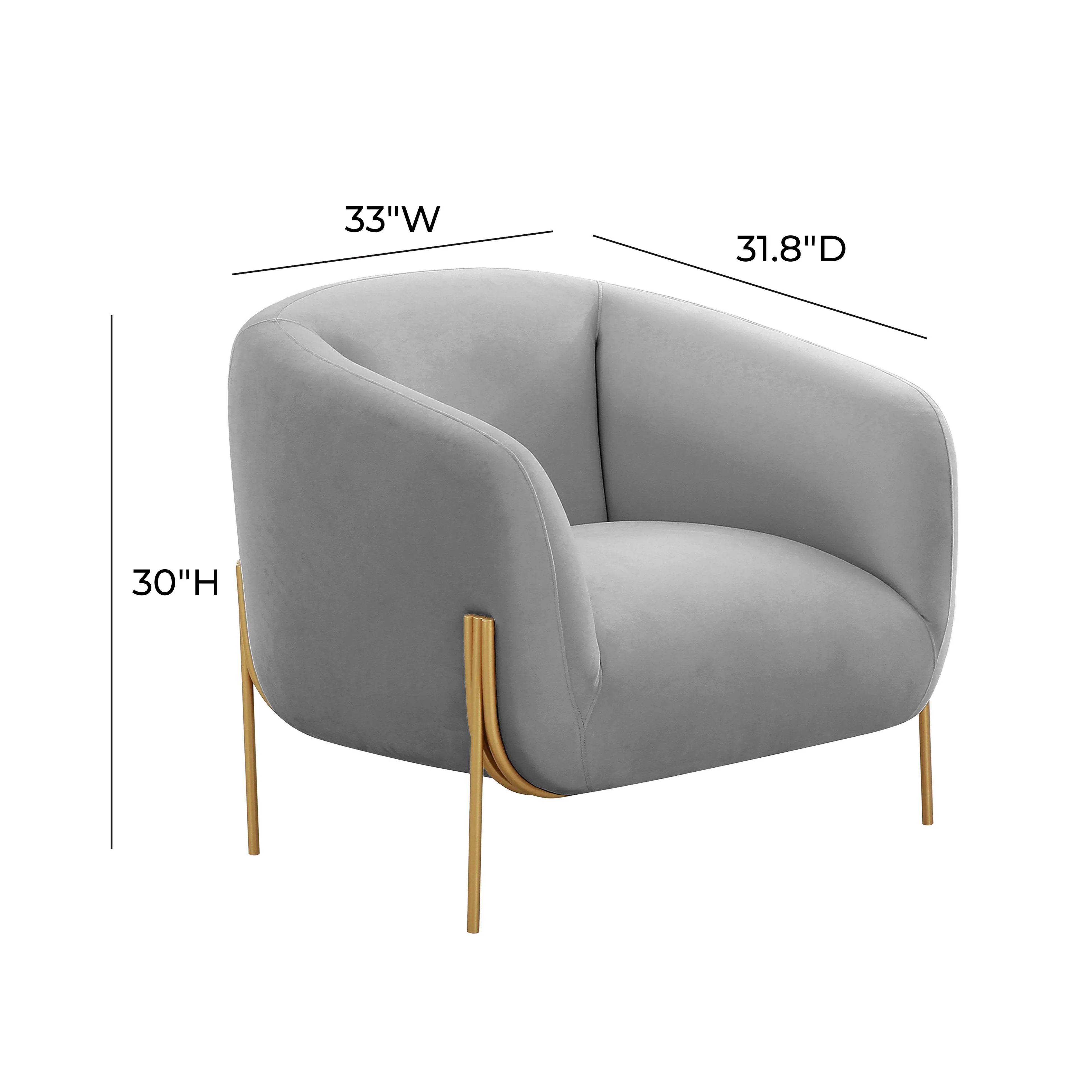Kandra Performance Velvet Accent Chair