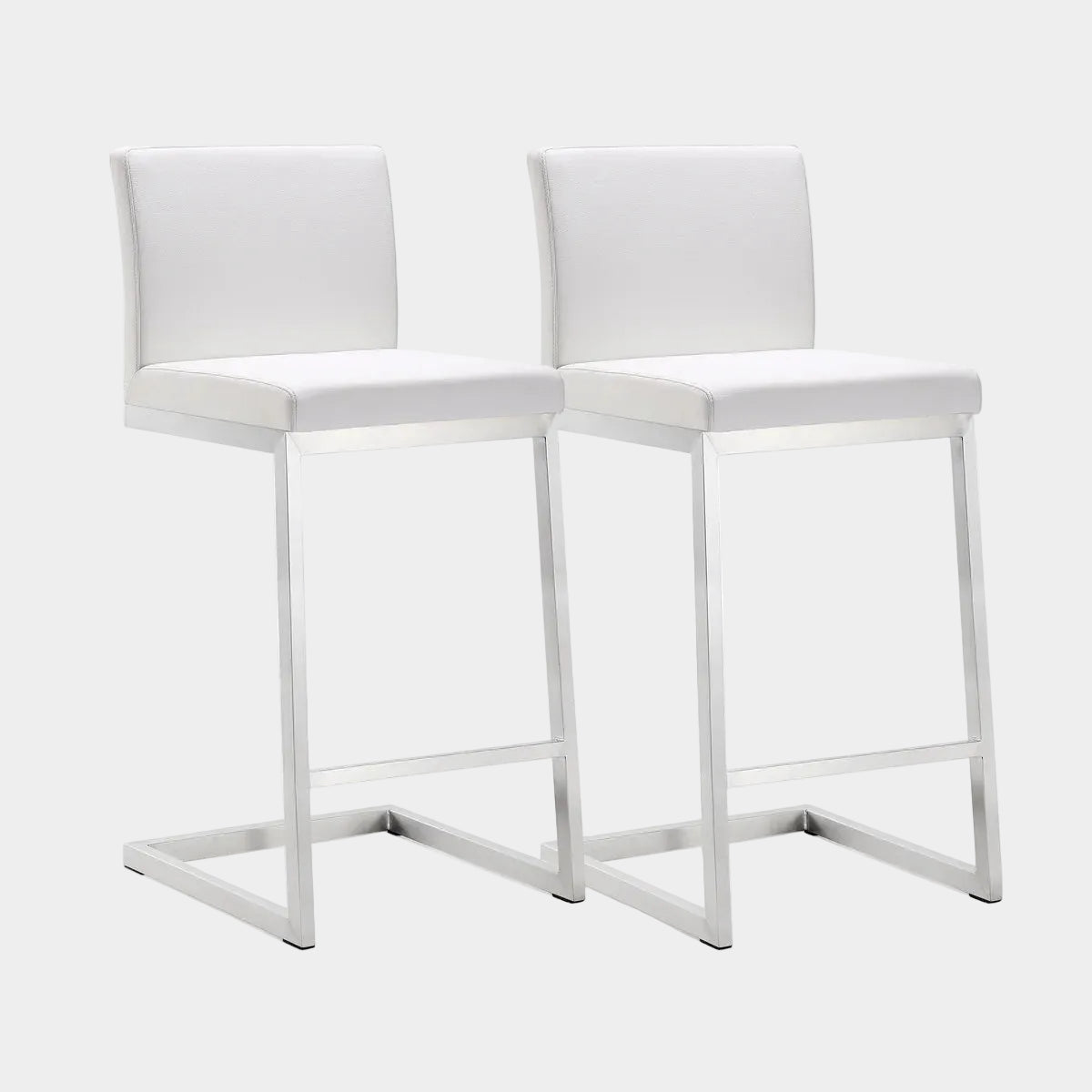 Parma Performance Vegan Leather Counter Stool - Set of 2