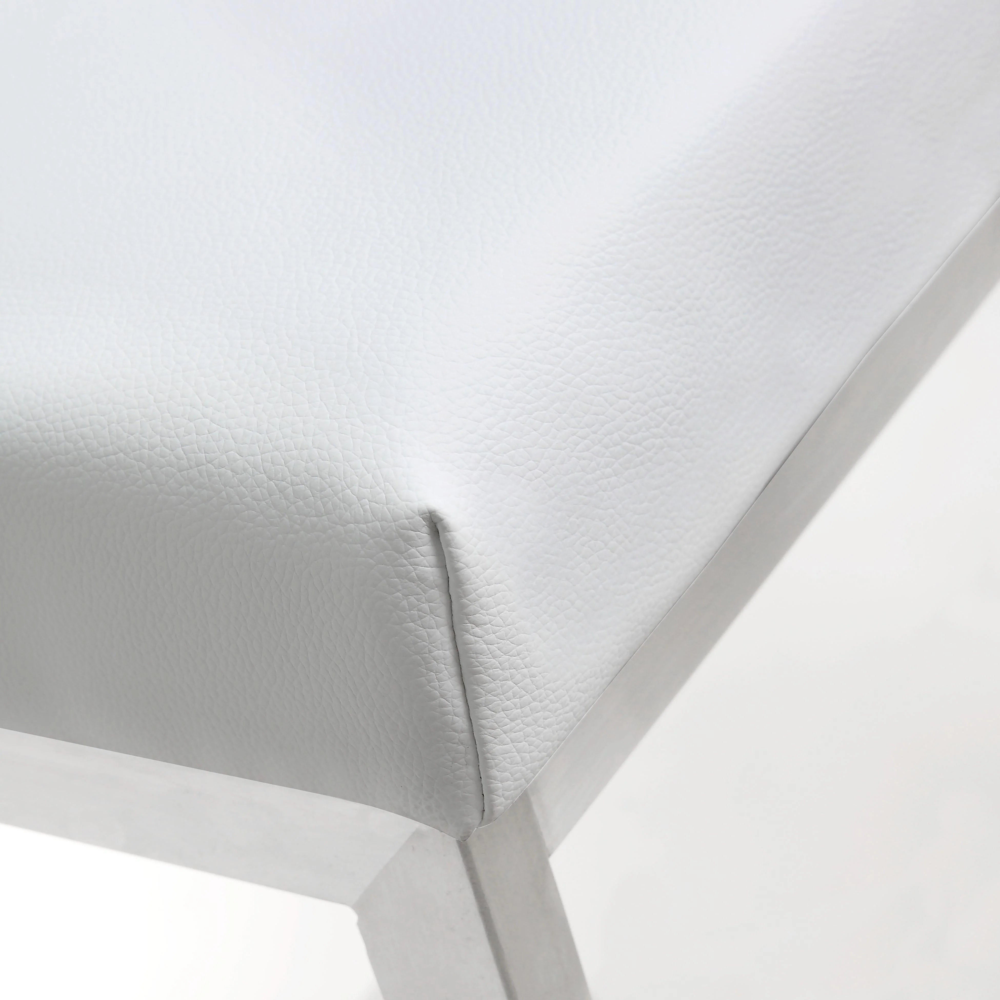 Helsinki White Performance Vegan Leather Stool - Set of 2
