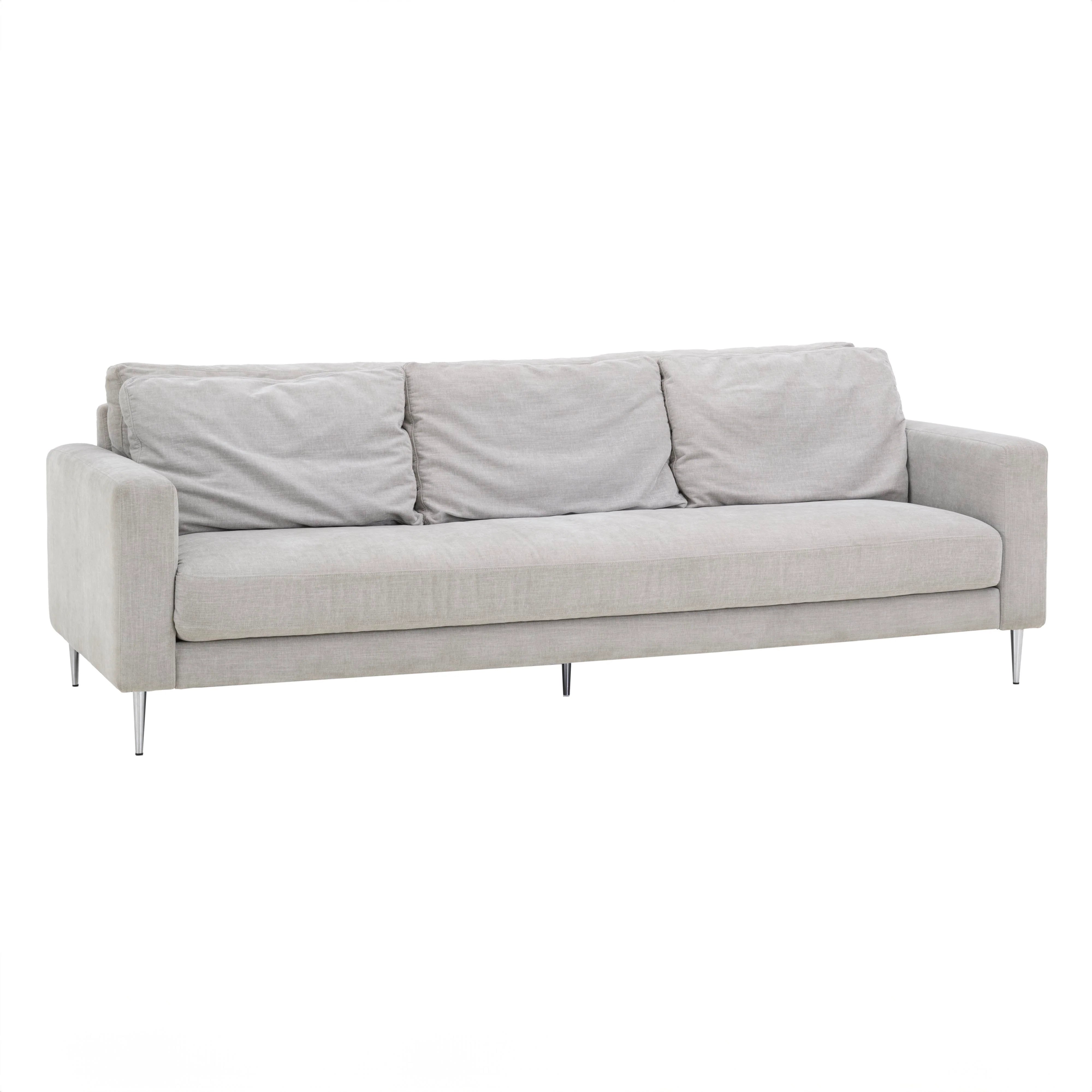 Vari 90" Textured Performance Velvet Lounge Sofa