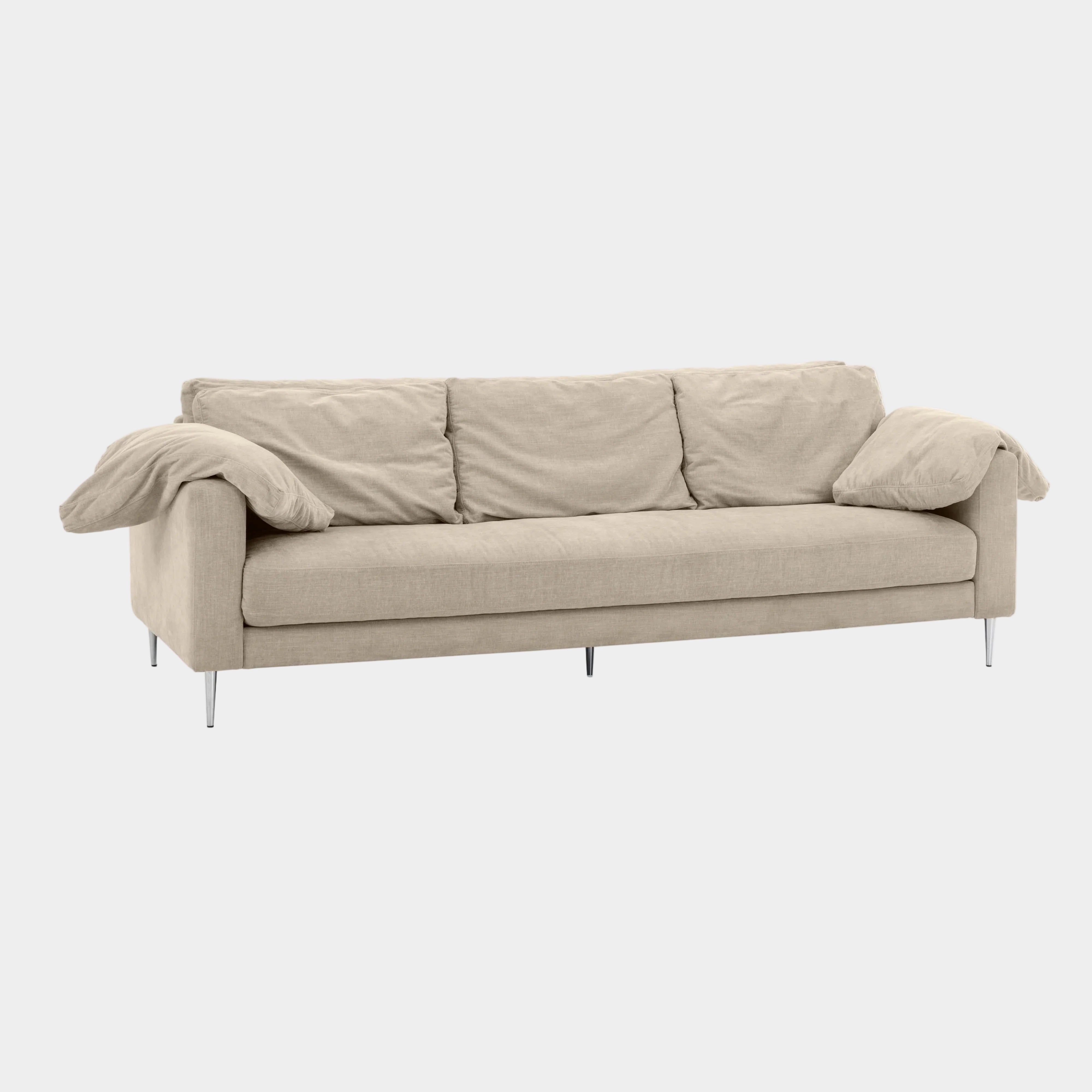 Vari 90" Textured Performance Velvet Lounge Sofa