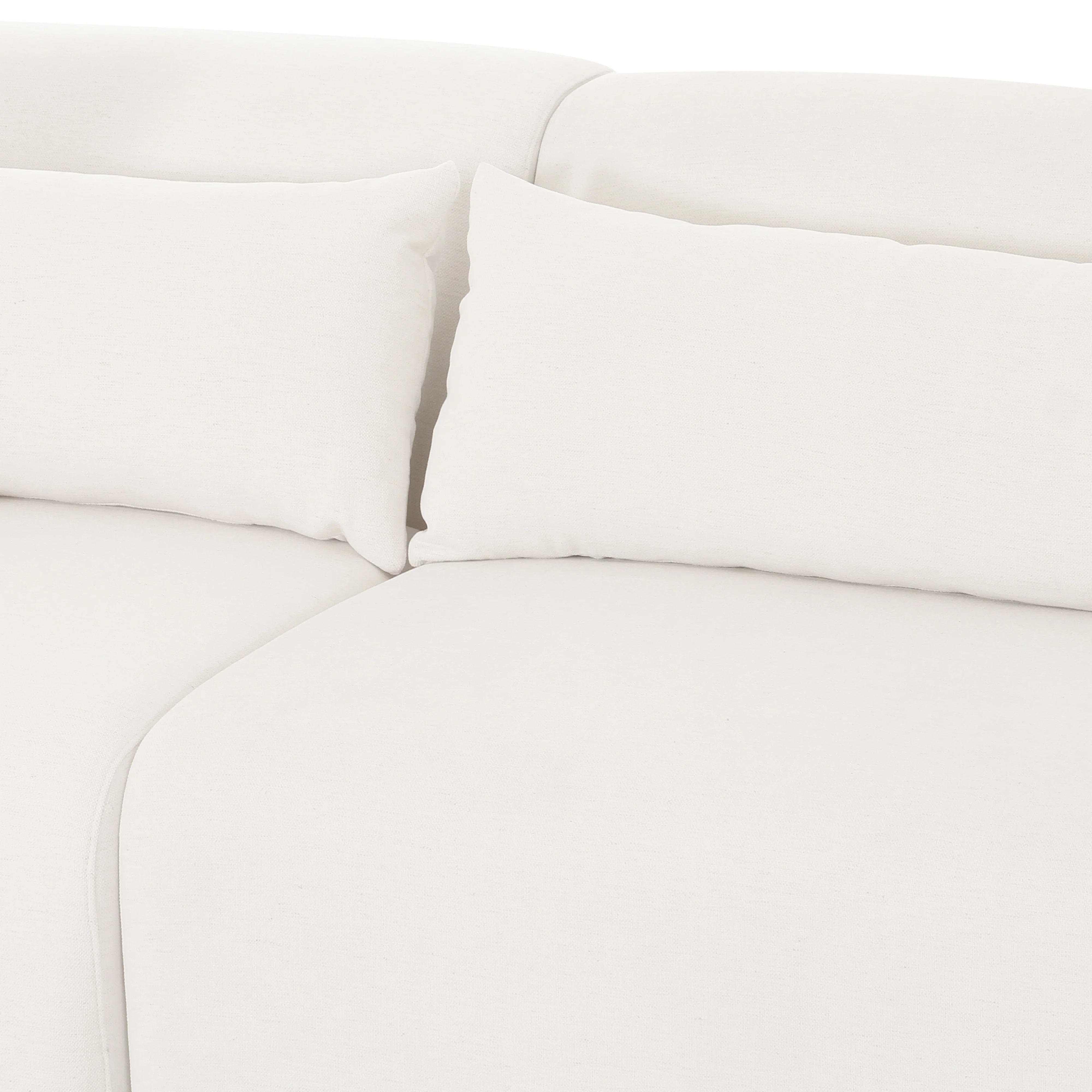 Tarra 3-Piece Cream Performance Chenille Modular Sectional