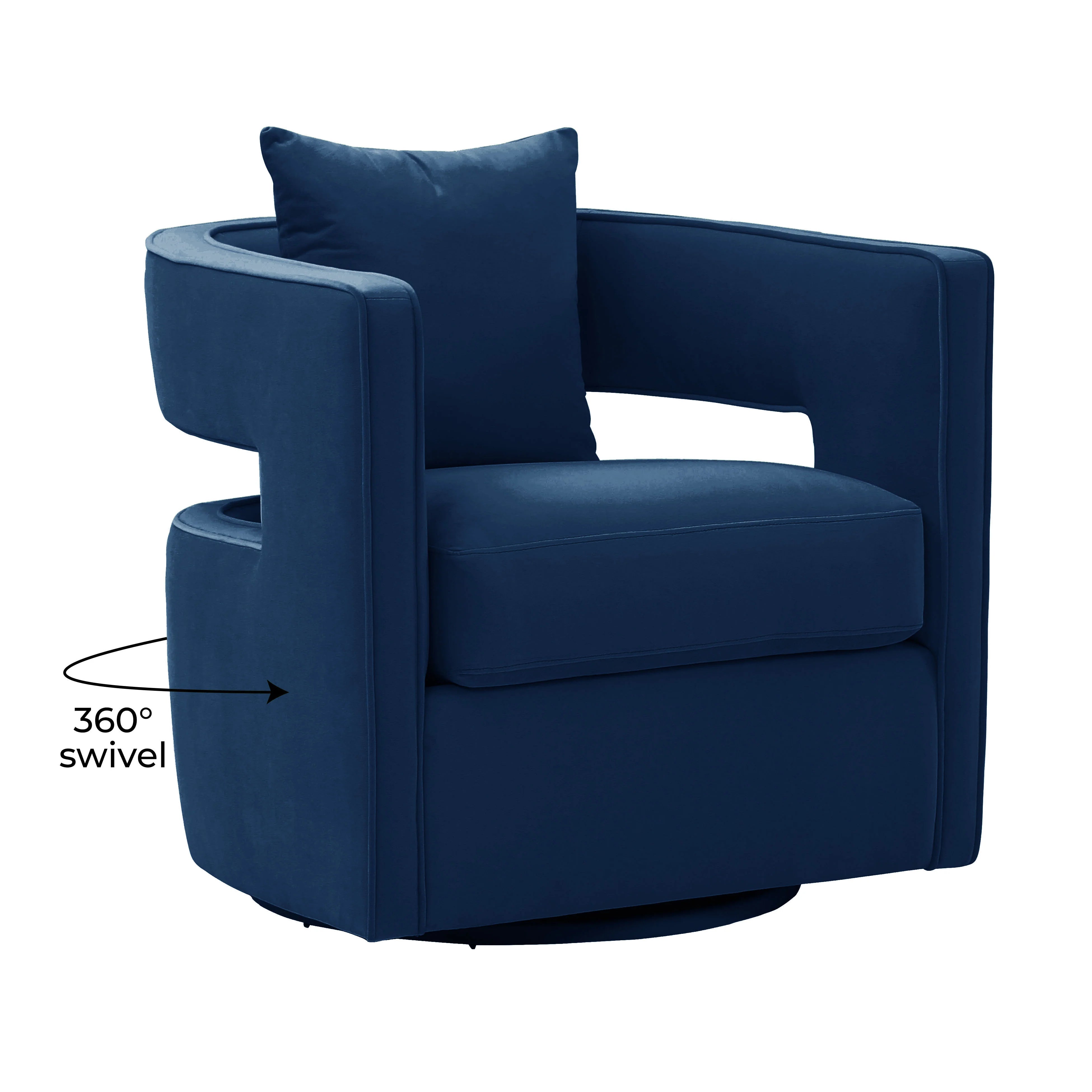 Chaise pivotante Kennedy Navy