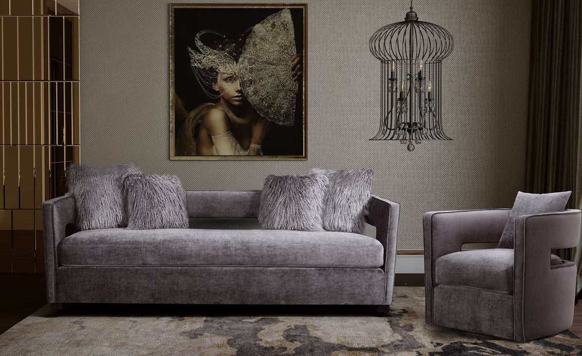 Chaise pivotante Kennedy grise