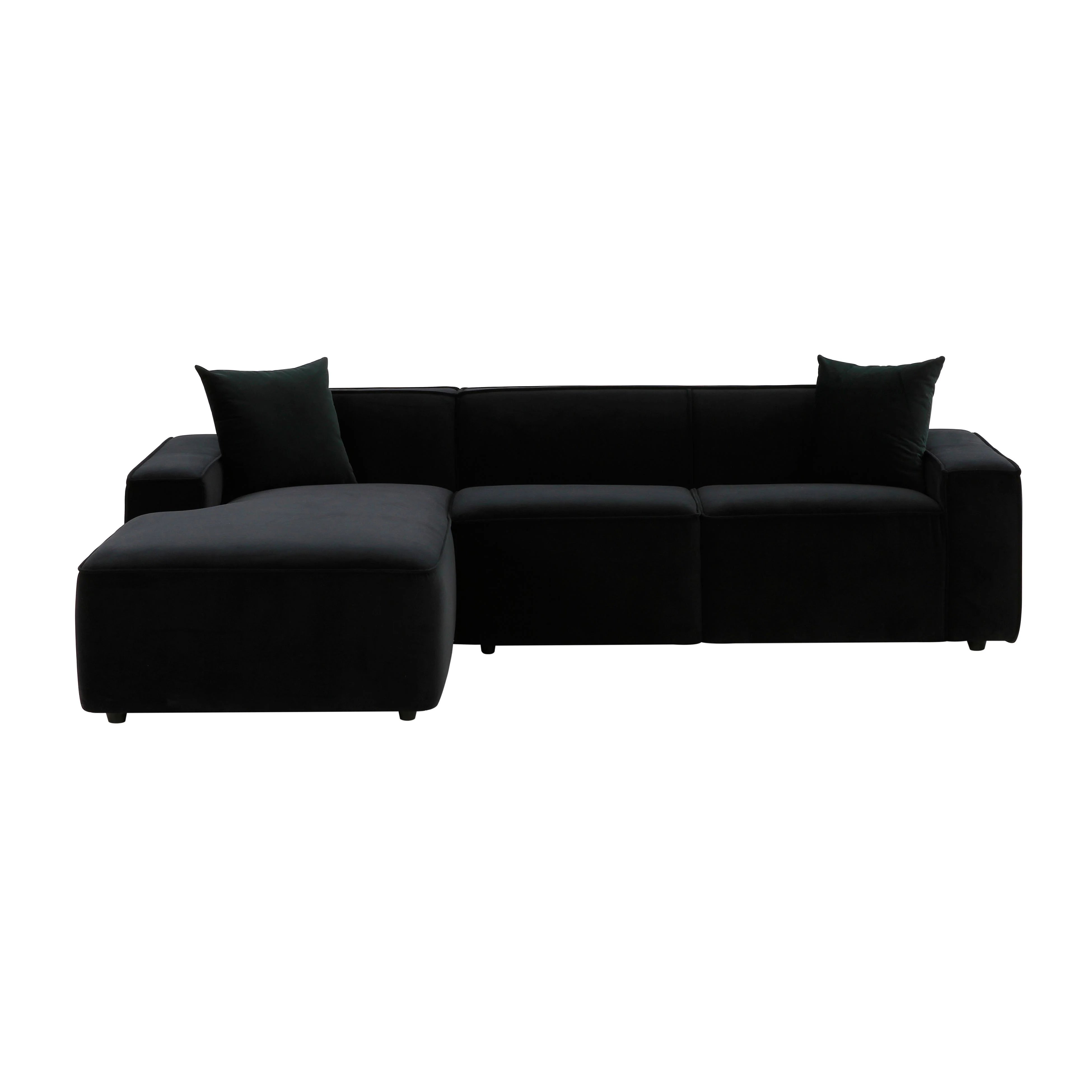 Olafur 2-Piece Performance Fabric L-Shaped Sectional