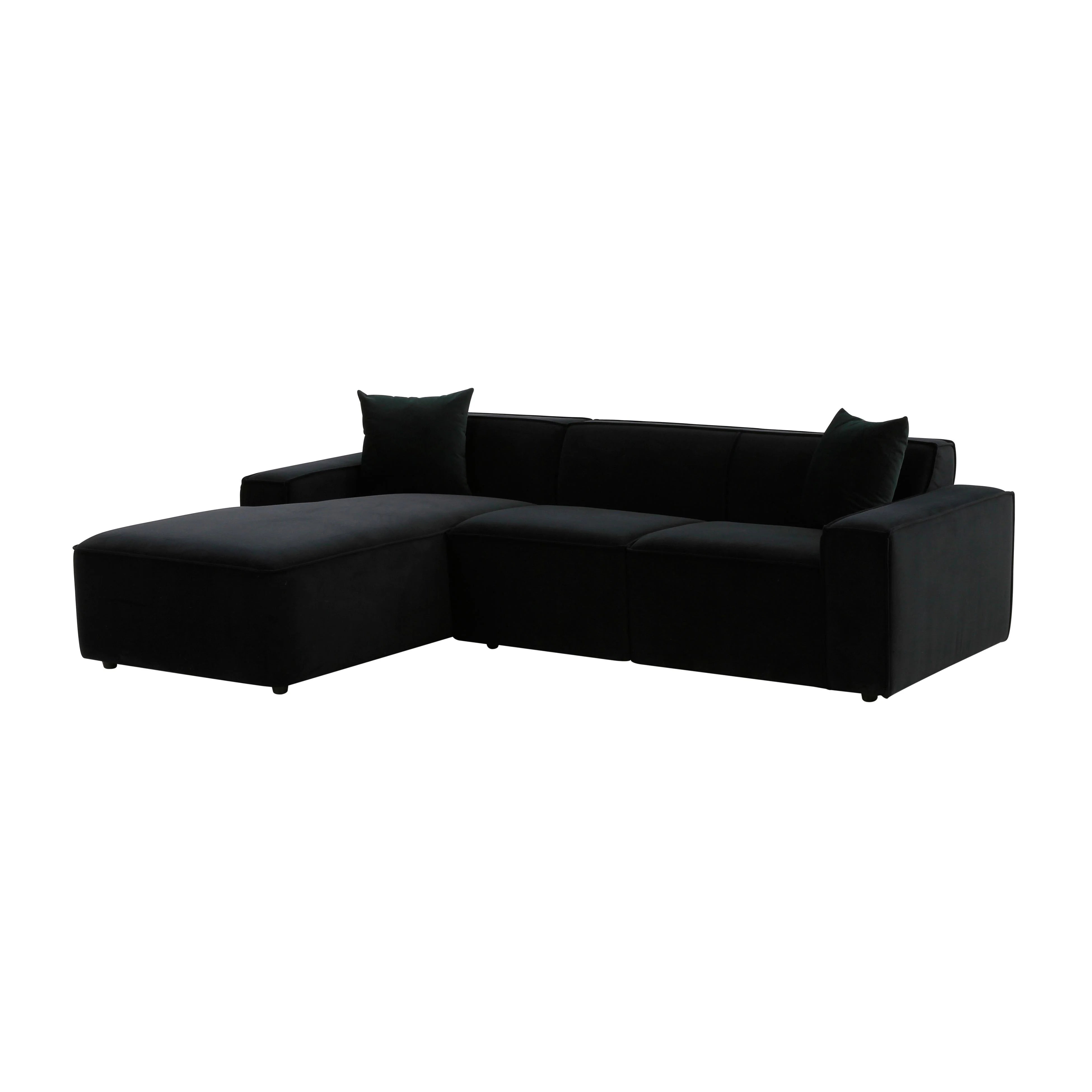 Olafur 2-Piece Performance Fabric L-Shaped Sectional