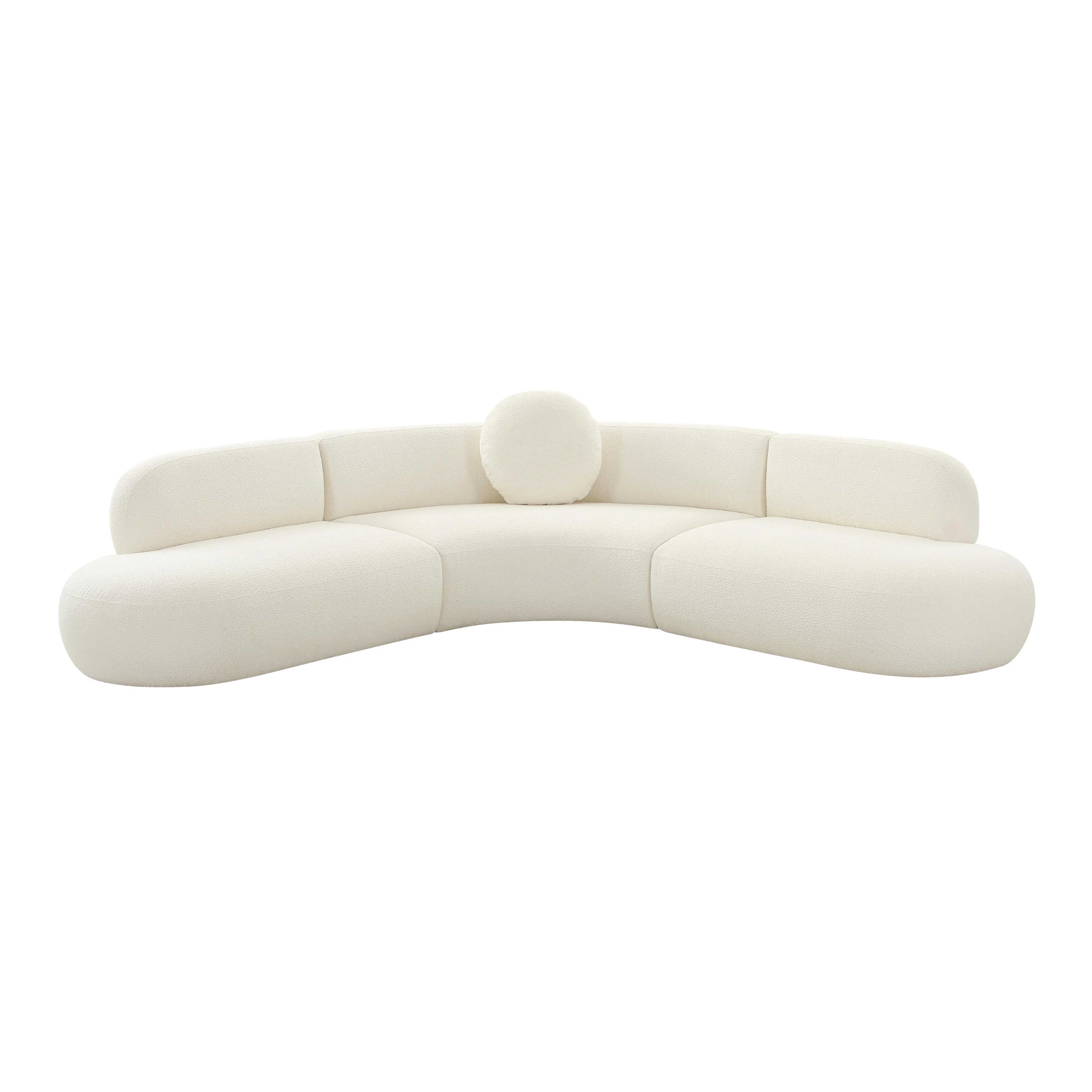 Broohah 3-Piece Performance Fabric L-Shaped Sectional