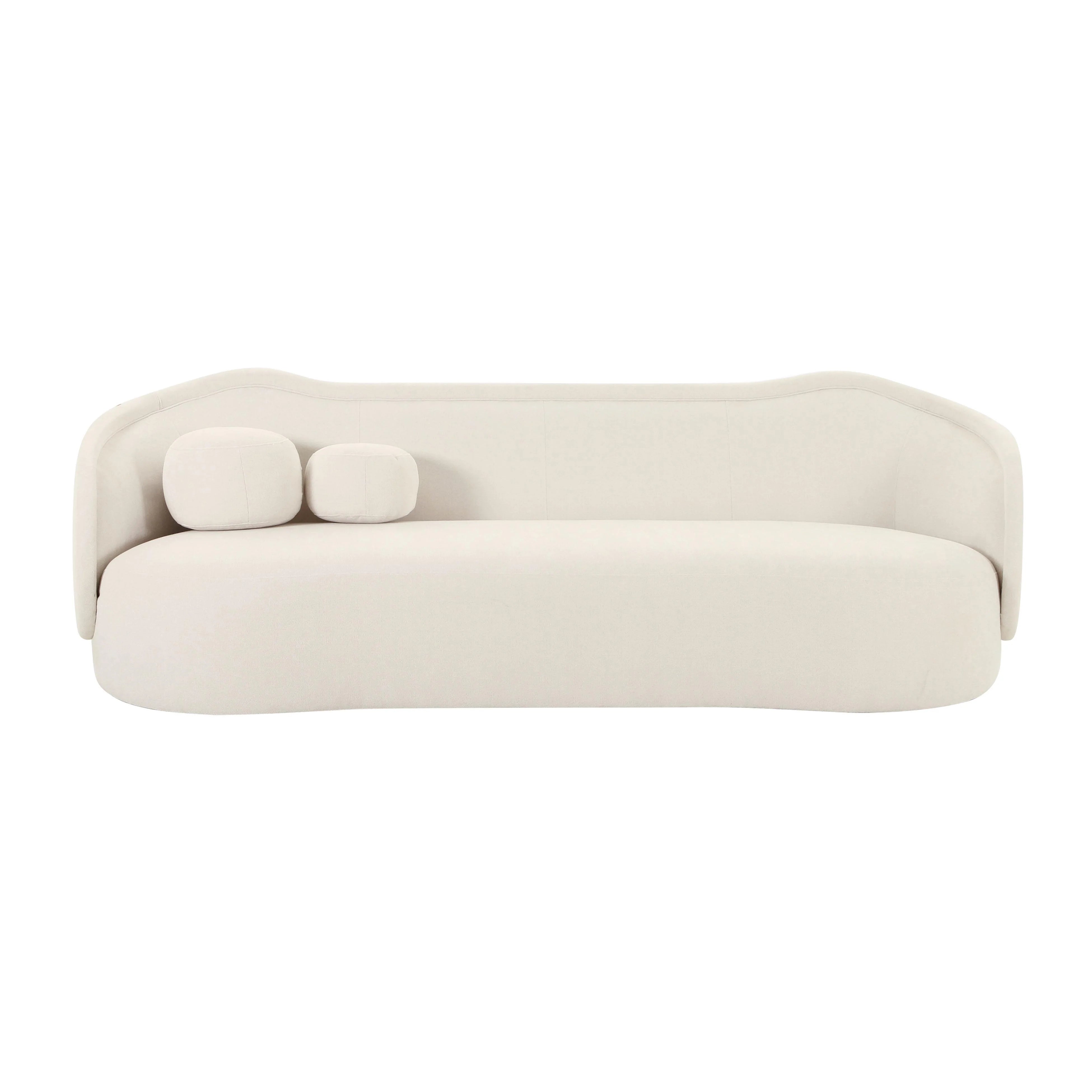 Circe 92.5" Performance Textured Velvet Sofa