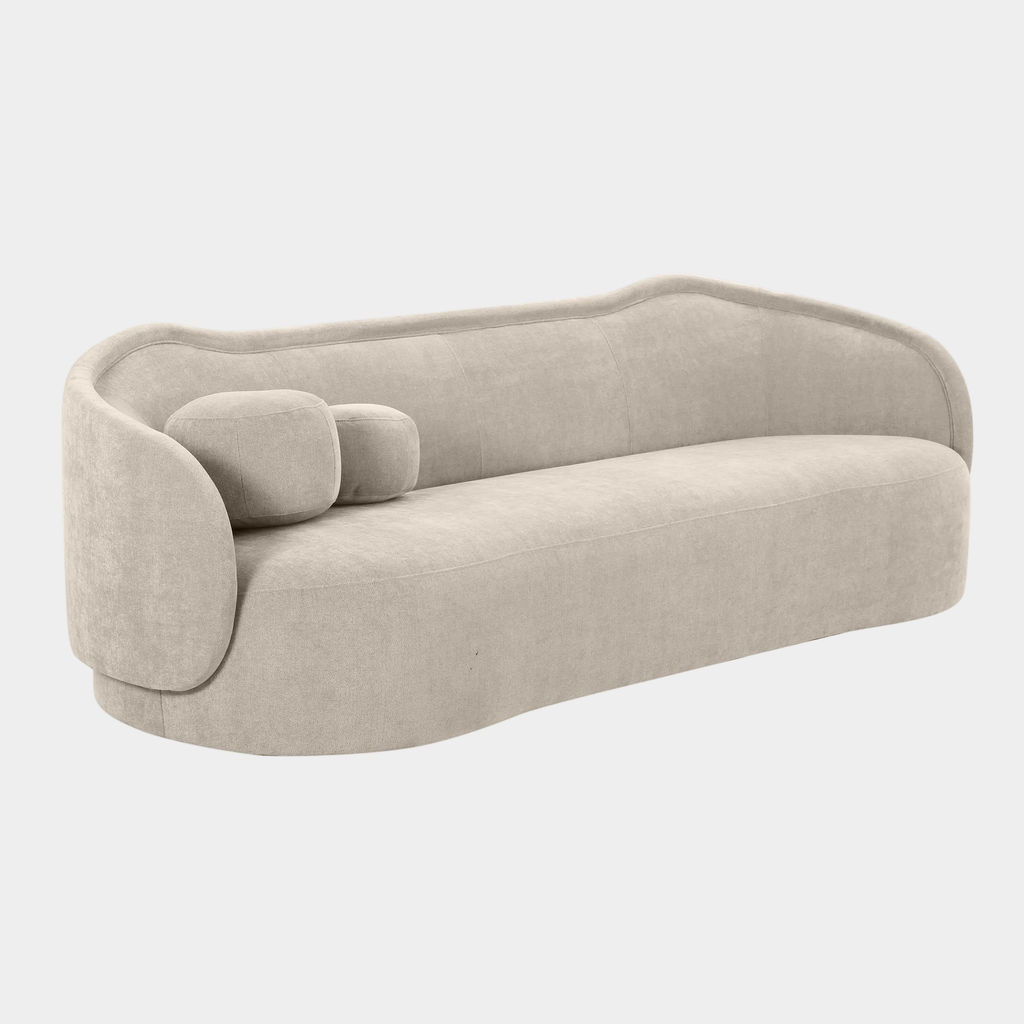 Circe 92.5" Performance Textured Velvet Sofa