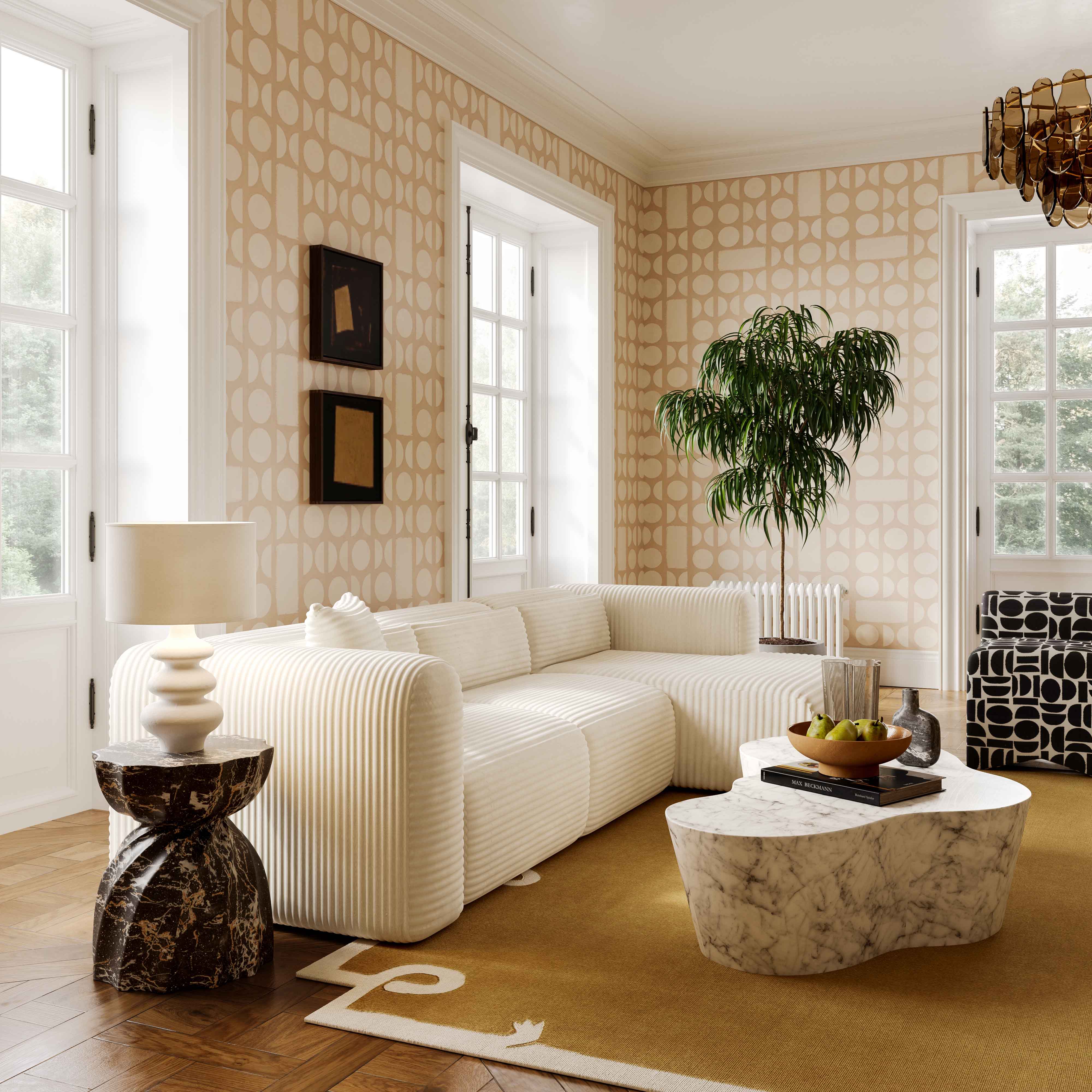 Tarra 86" Modular Loveseat