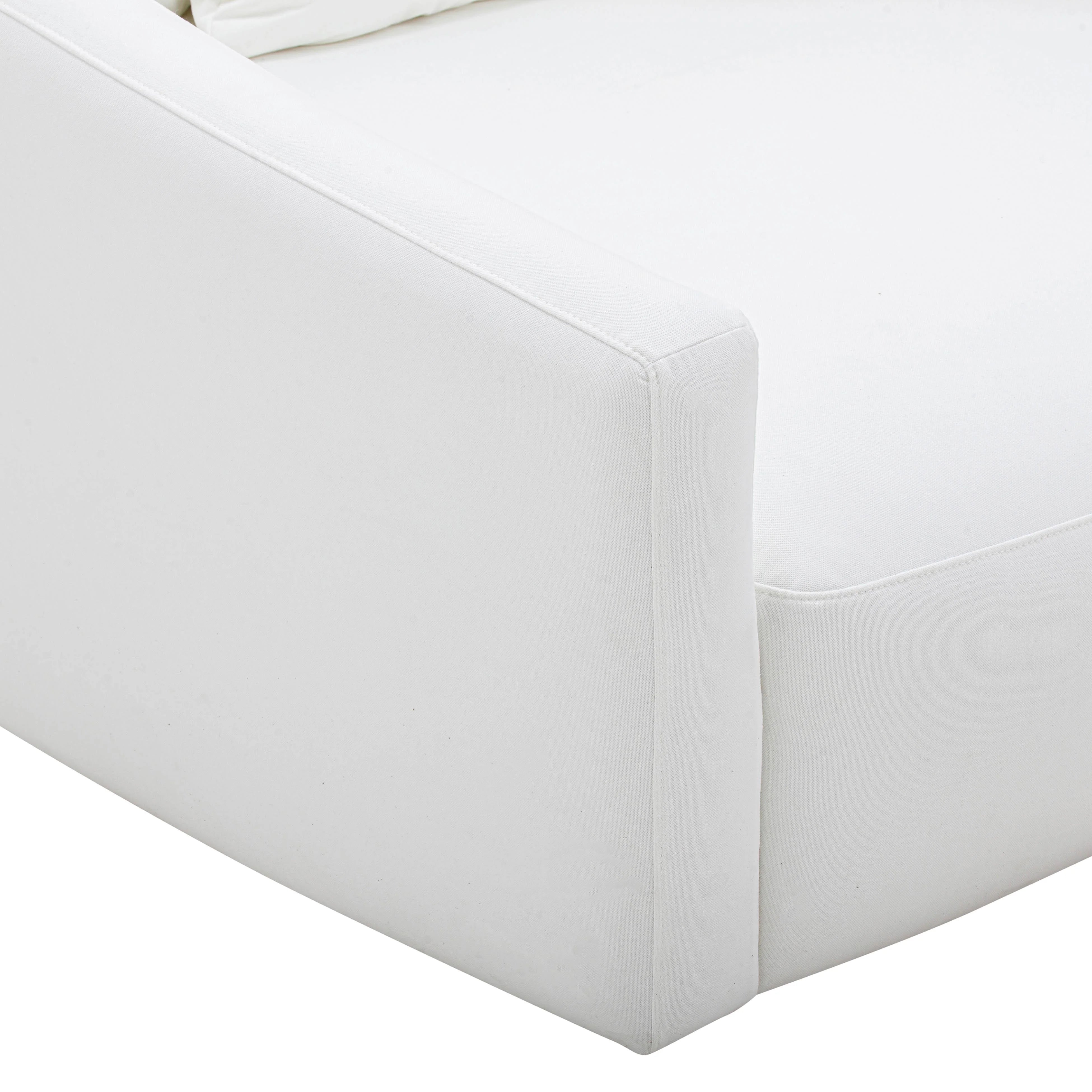 Hanim 54" Cream Performance Fabric Daybed