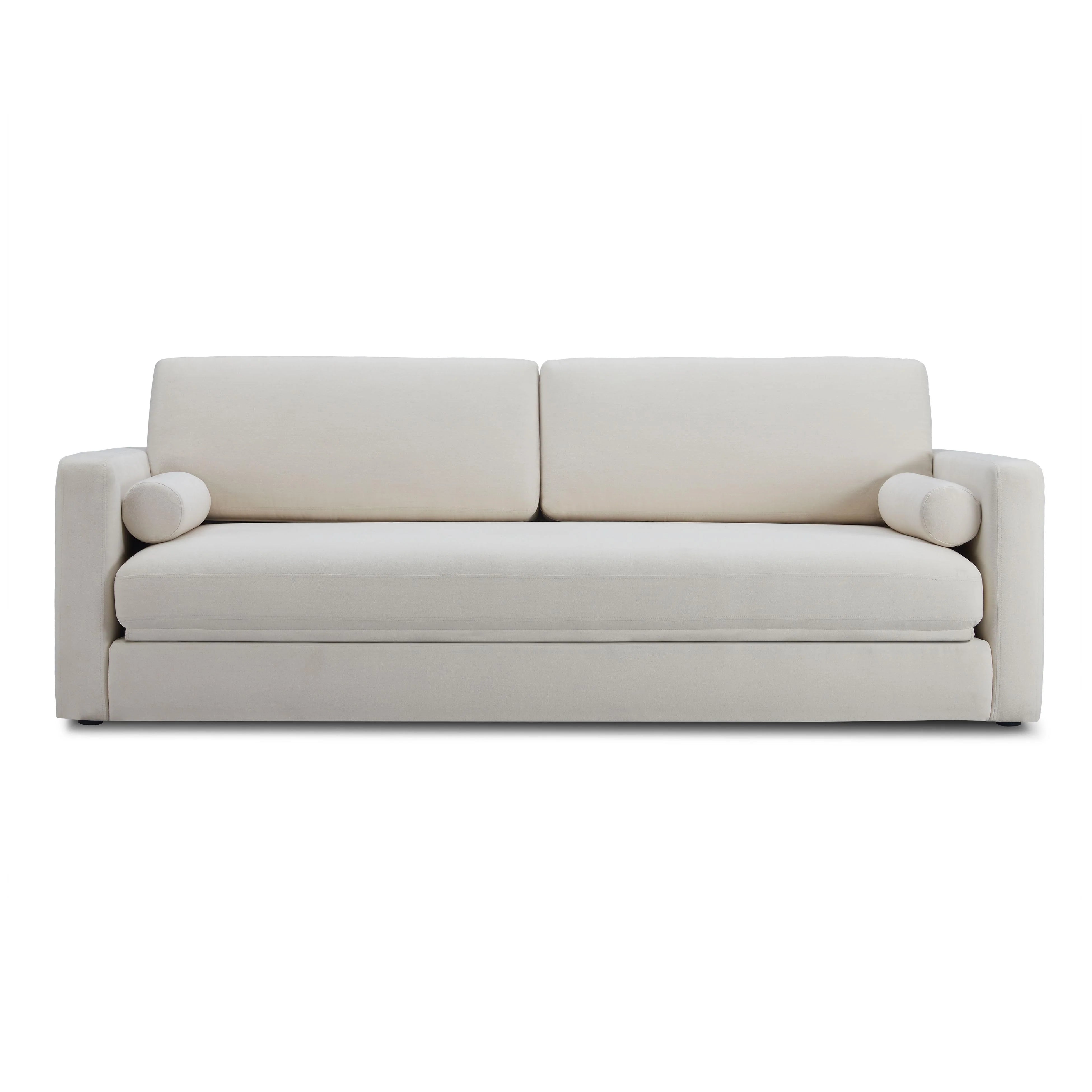 Ryan 91" Cream Upcycled Performance Linen Sofa Bed