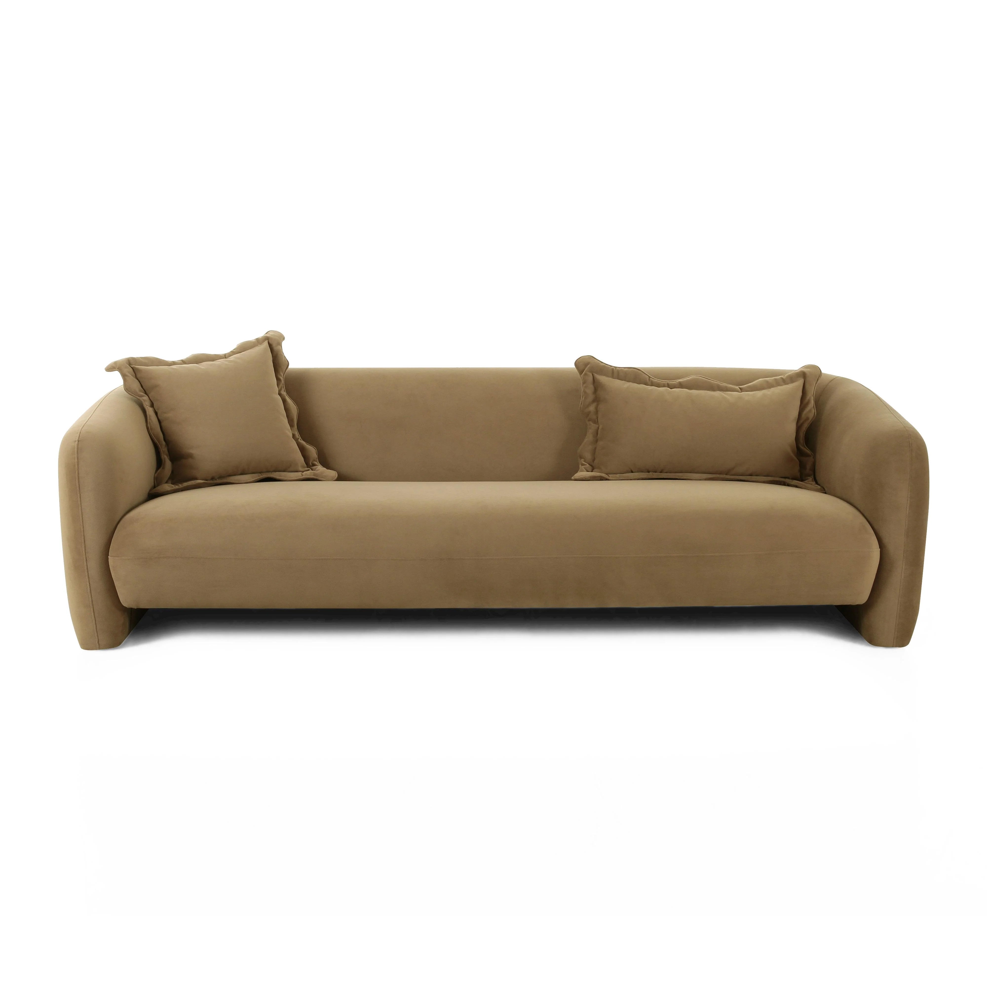 Lou 91" Performance Velvet Sofa