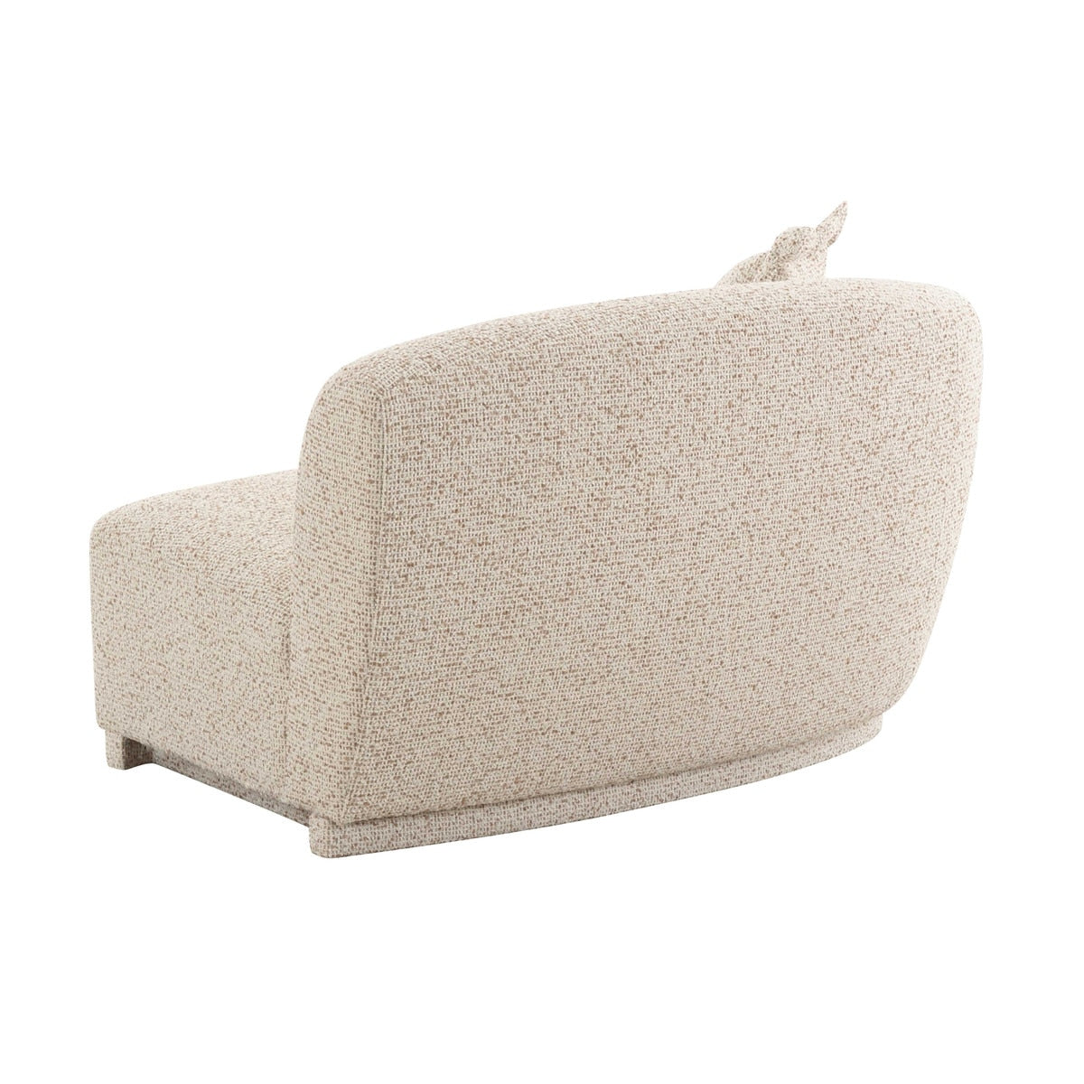 Canapé 2 places Marion en tissu texturé bicolore bouclé - LAF