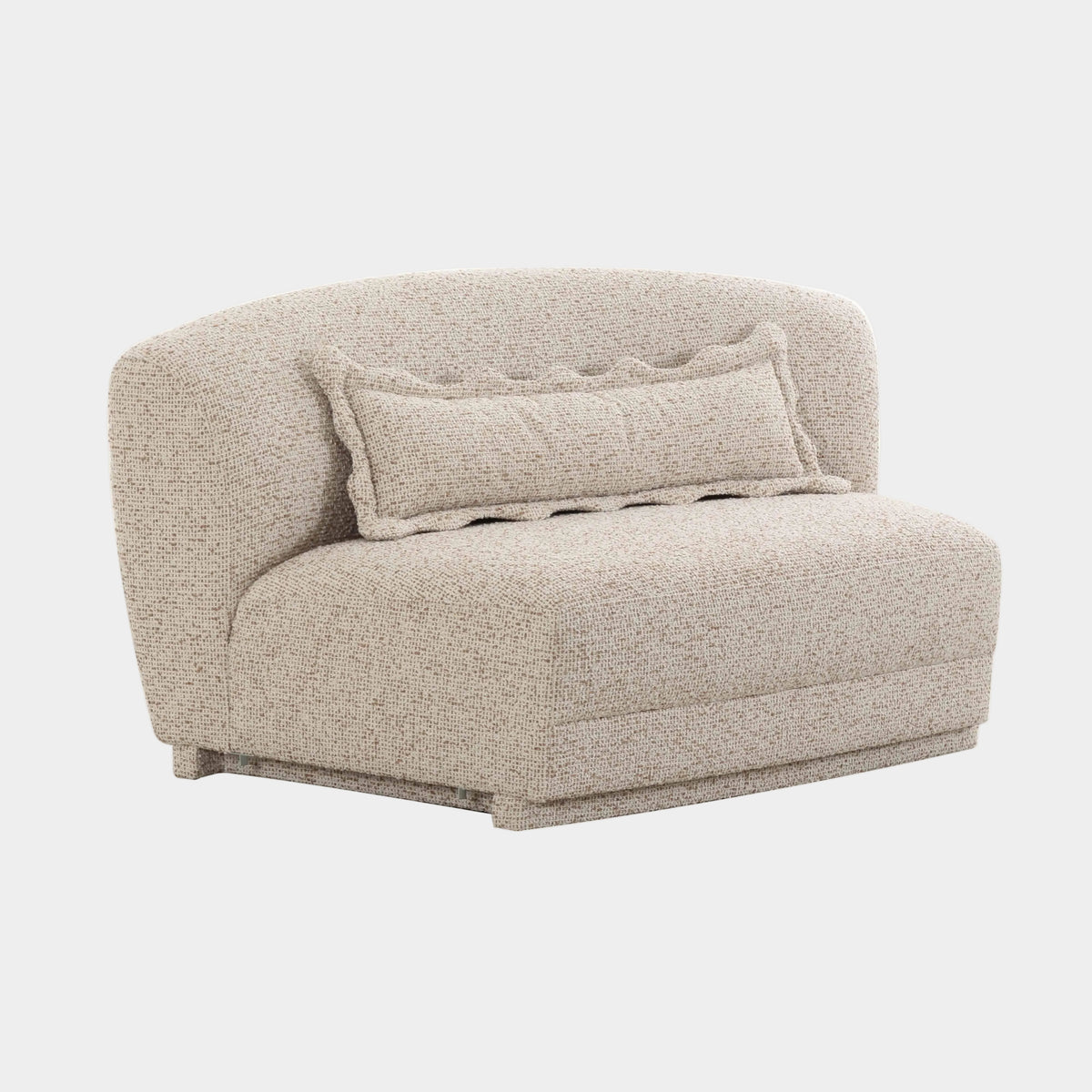 Marion 63" Two-Tone Textured Performance Boucle Armless Loveseat
