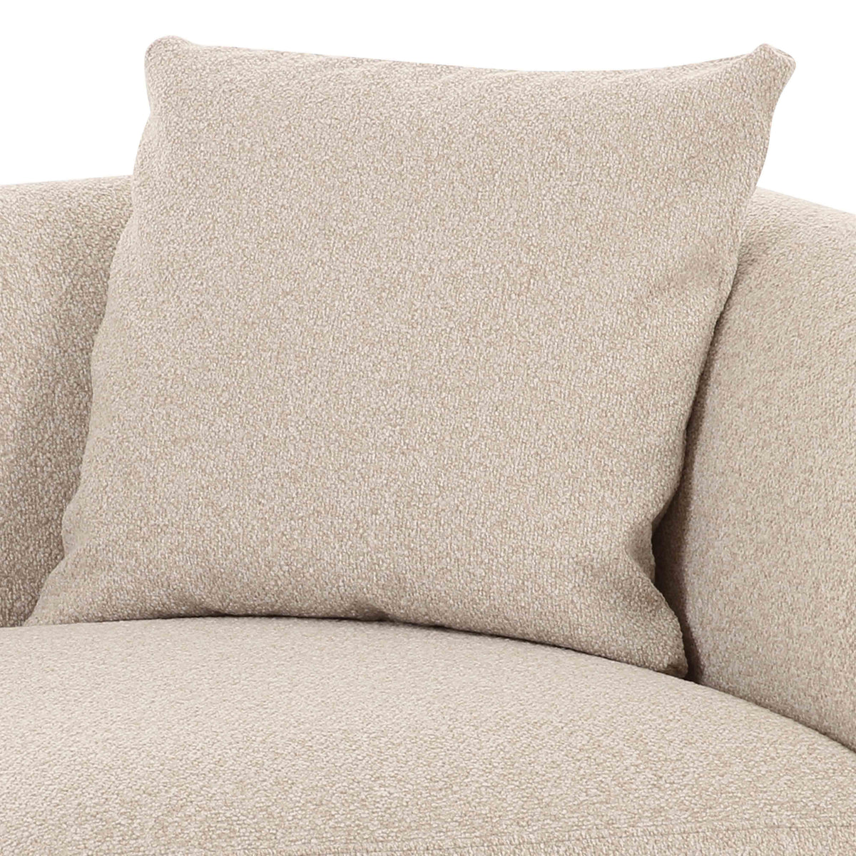 Sylvie Cream Performance Boucle Corner Chair