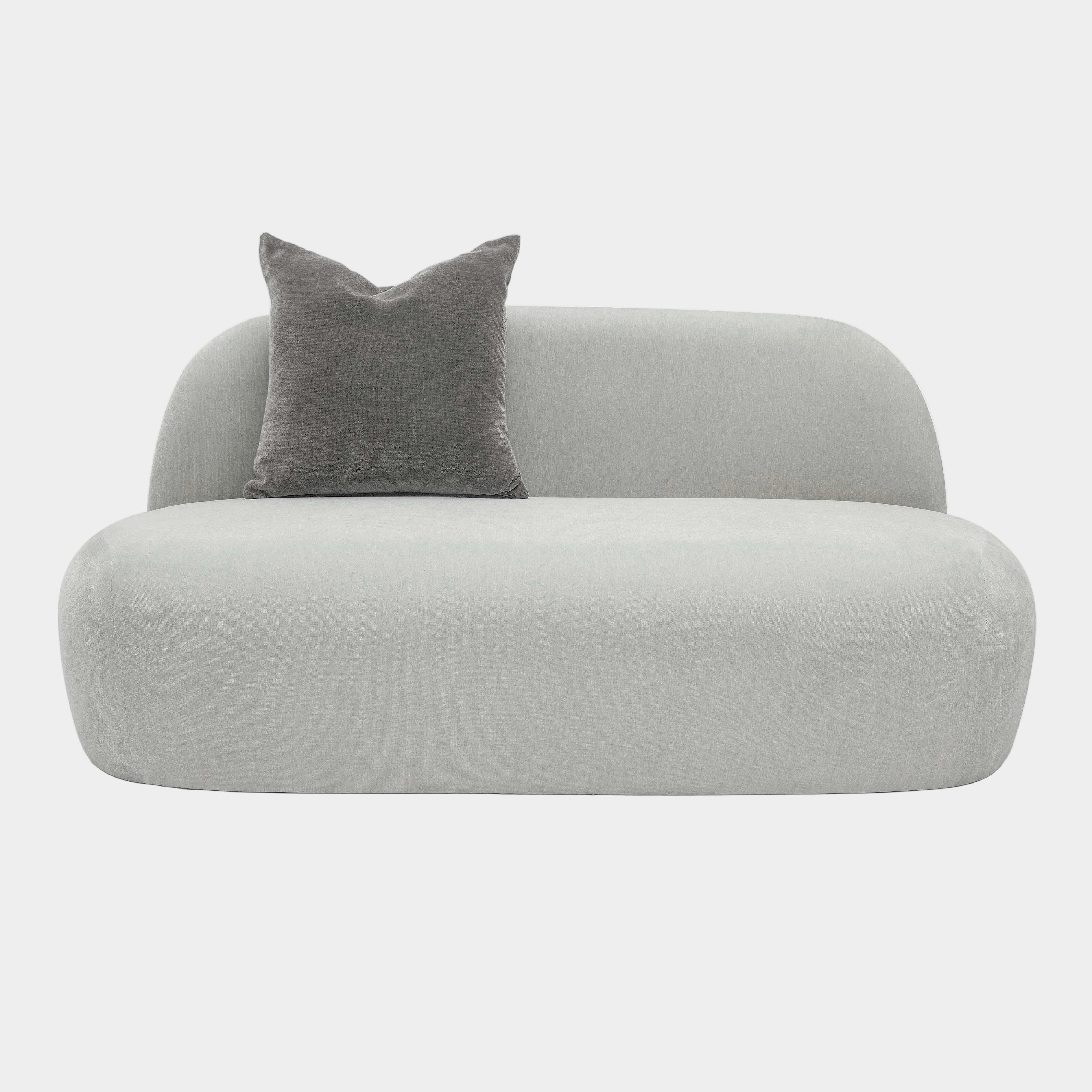 Carraway 60" Upcycled Contract-Grade Chenille Loveseat