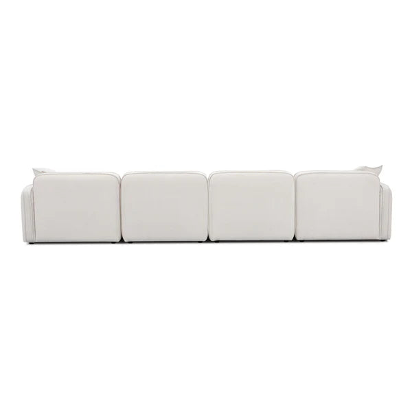 Travie Performance Corduroy Velvet 6-Piece Modular U-Sectional