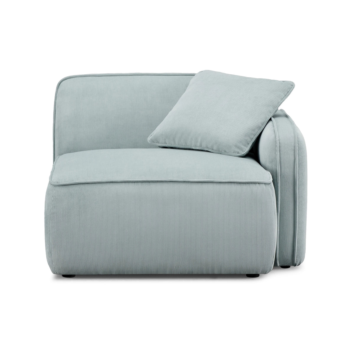 Travie Performance Corduroy Velvet RAF Corner Chair
