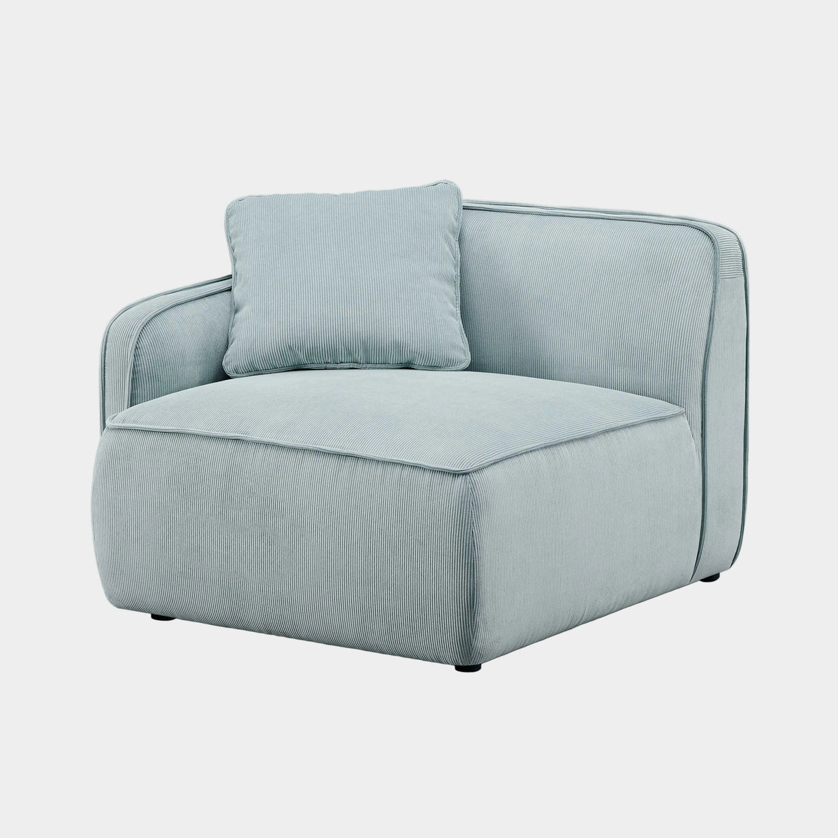 Travie Performance Corduroy Velvet LAF Corner Chair