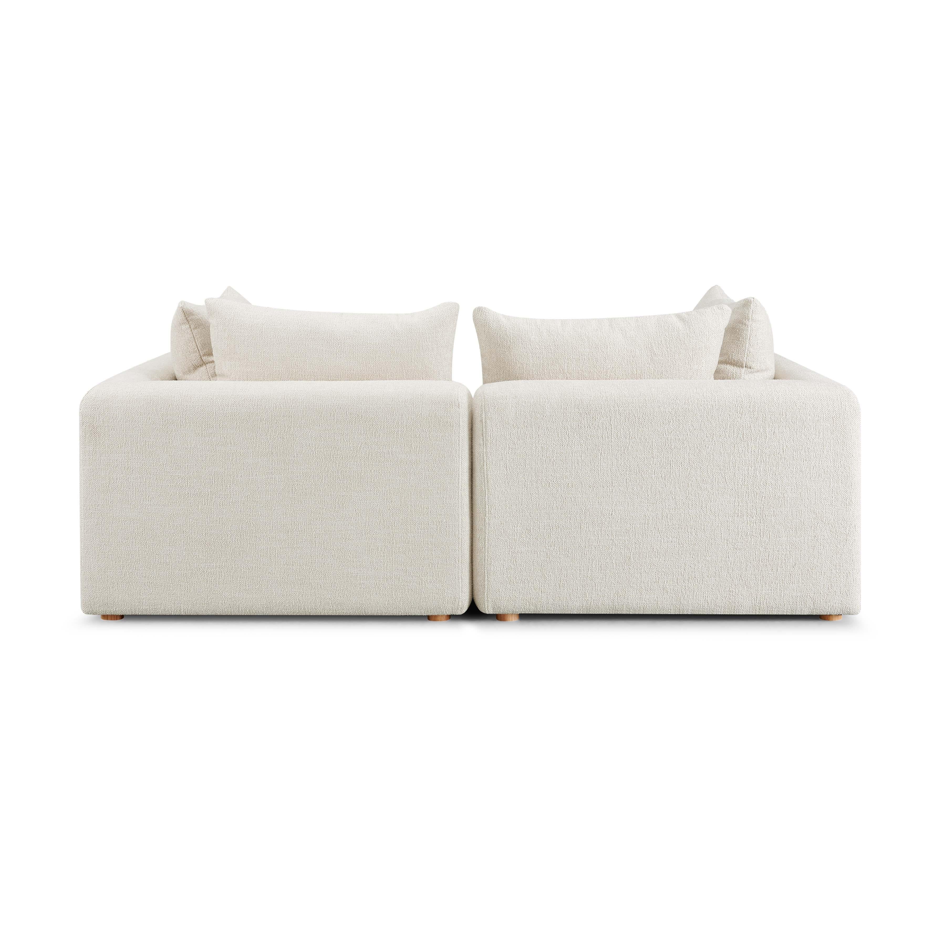 Hangover 81" Contract-Grade Textured Fabric Loveseat