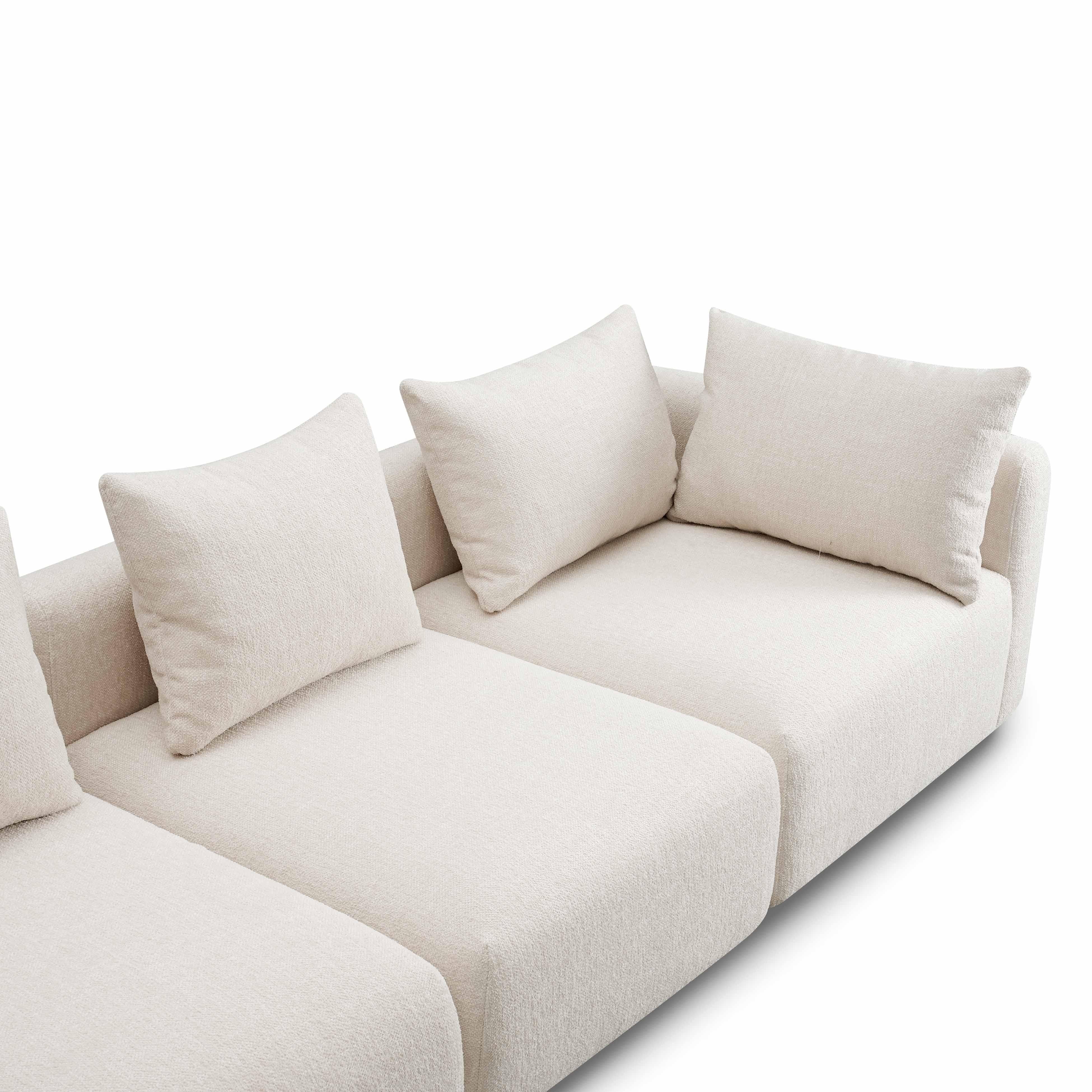 Hangover 112.5" Textured Fabric Sofa