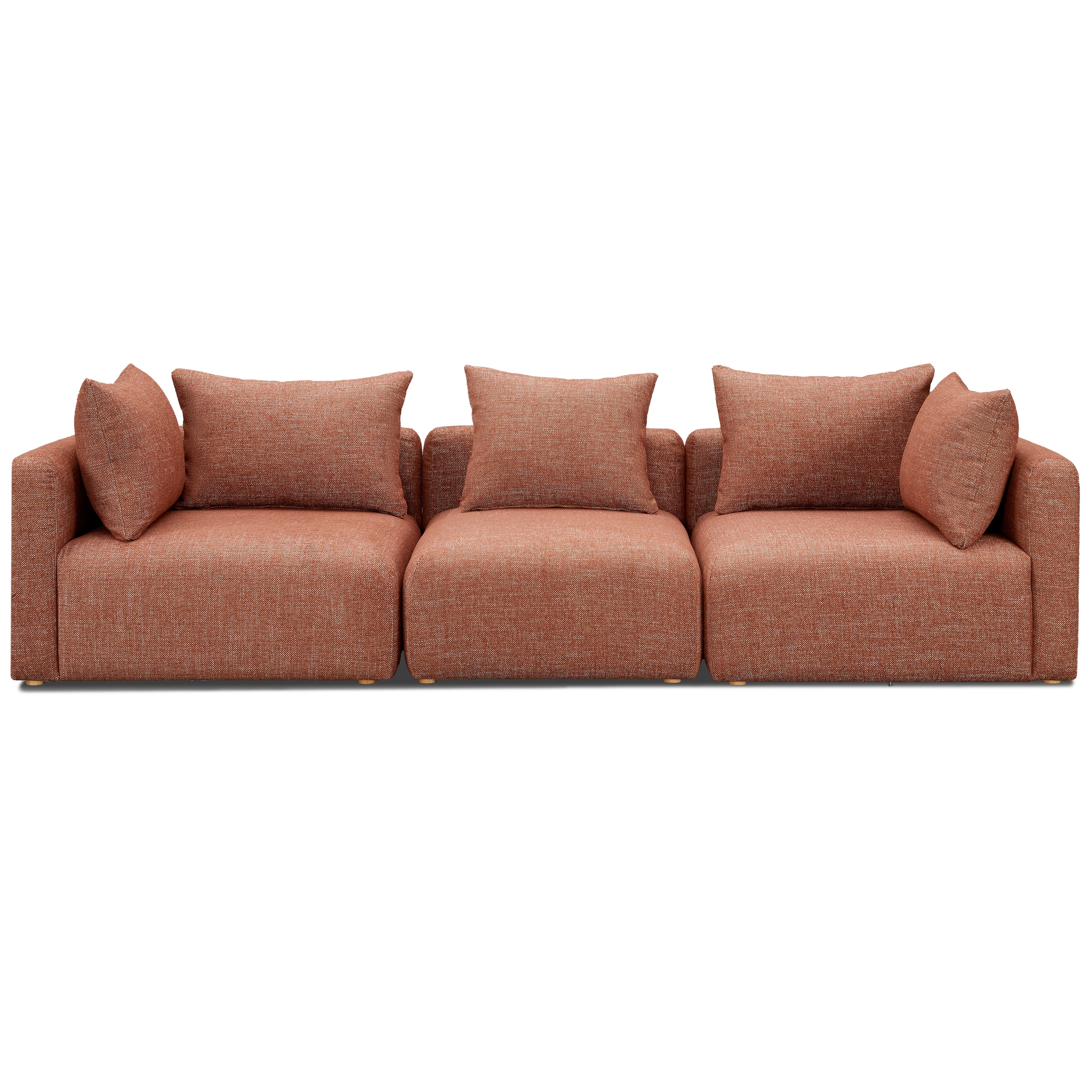 Hangover 112.5" Textured Fabric Sofa