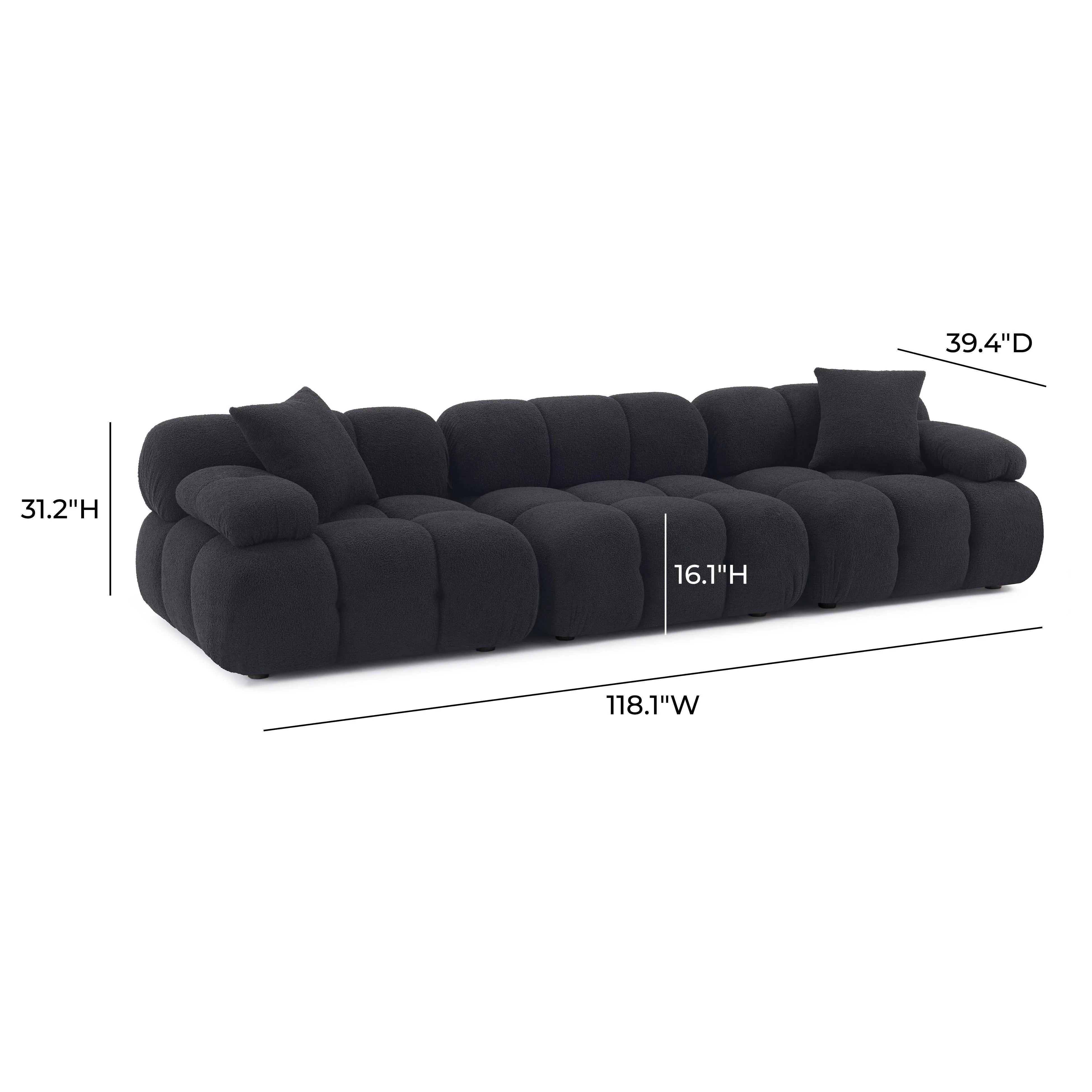 Calliope 118" Performance Modular Sofa