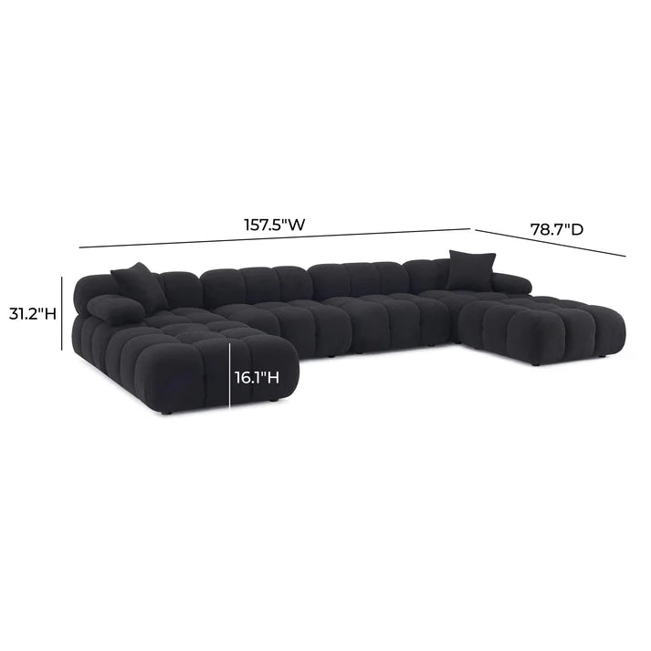 Calliope 6-piece Modular U-Sectional