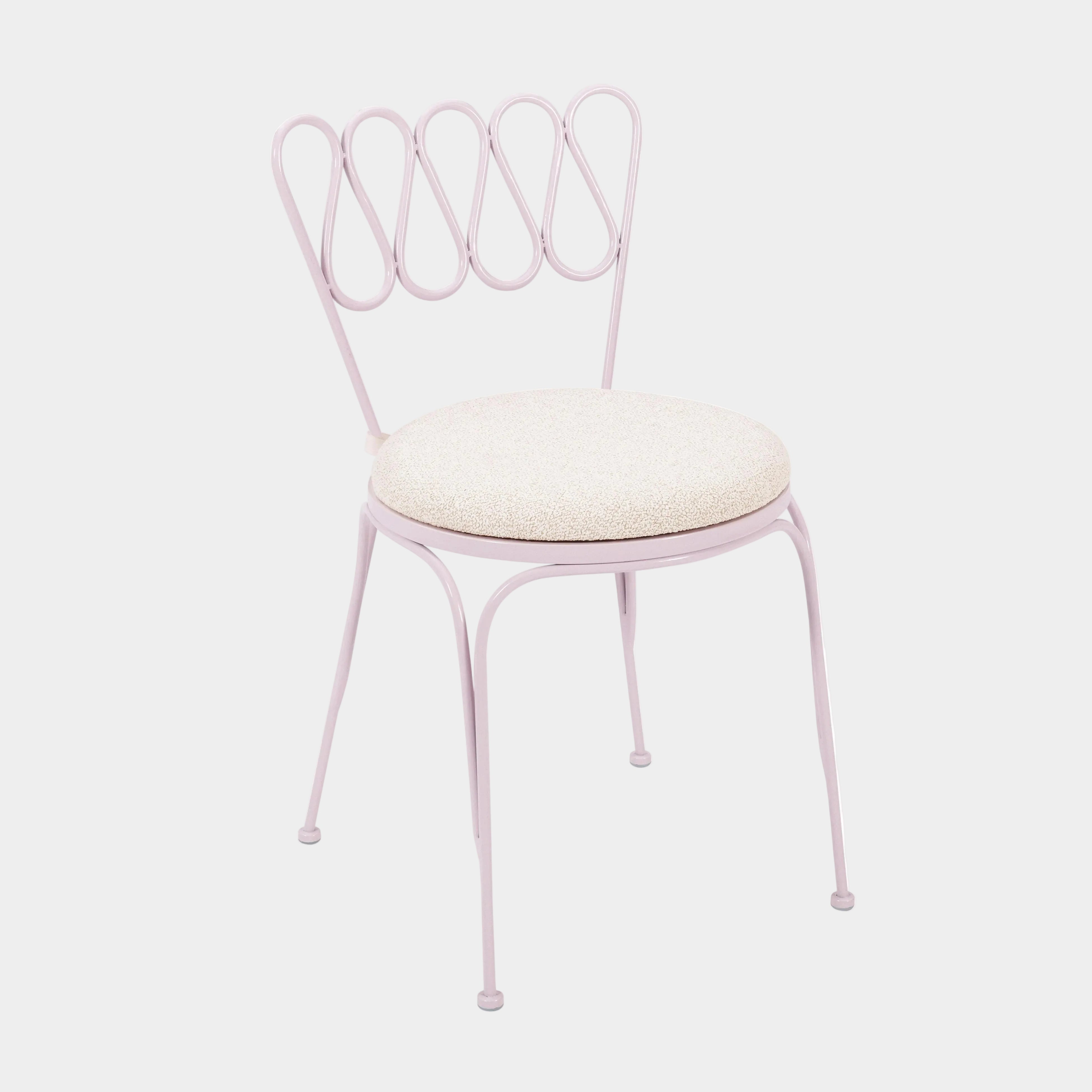 Erica Wrought Iron Outdoor Chair