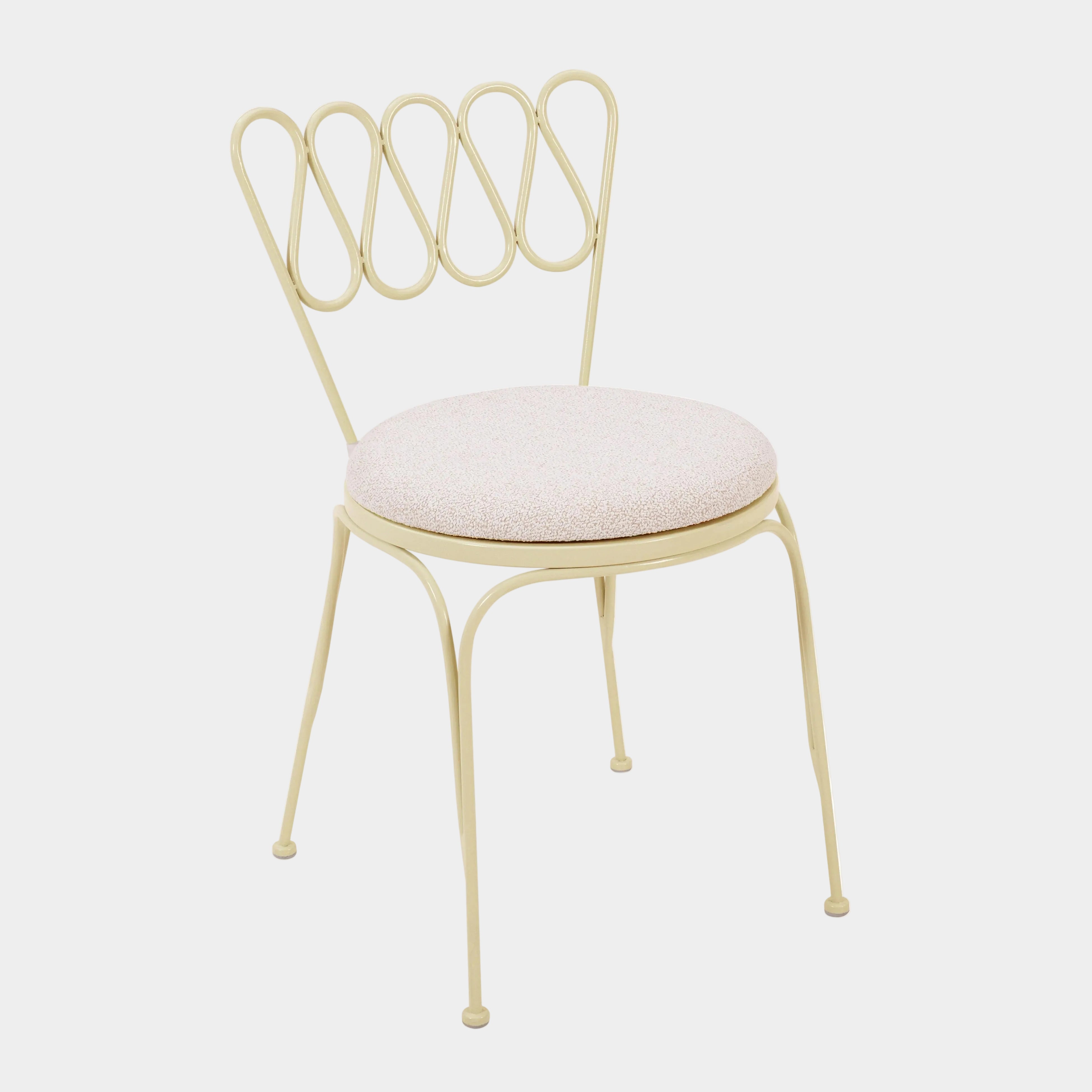 Erica Wrought Iron Outdoor Chair