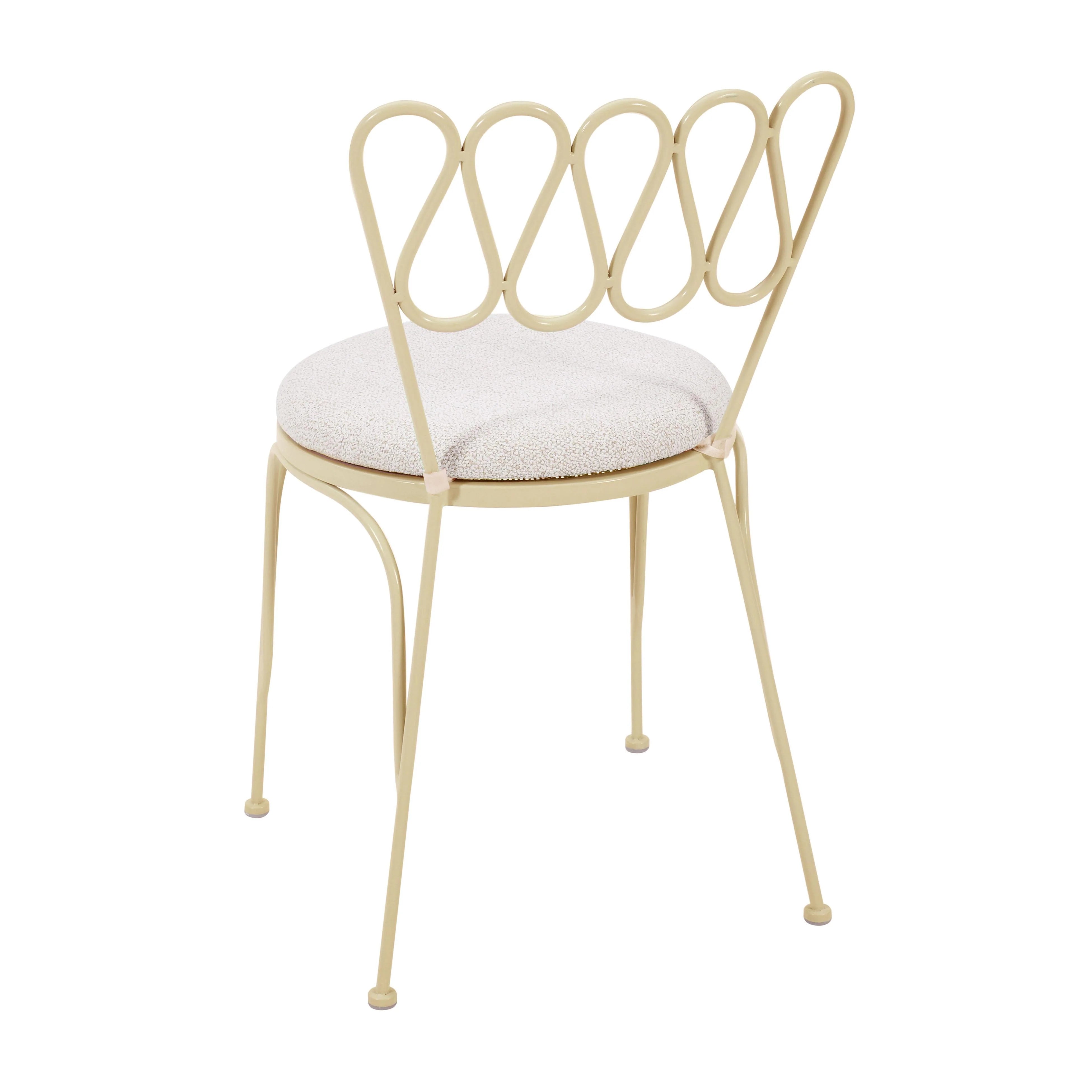 Erica Wrought Iron Outdoor Chair