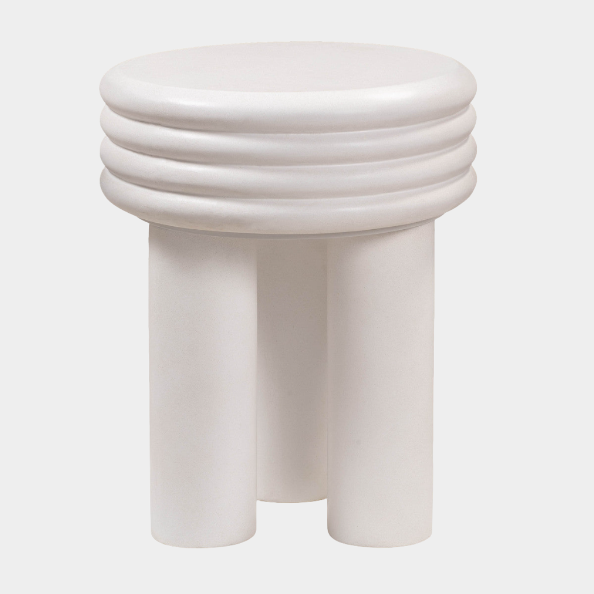 Table d'appoint en béton Delta Ivory