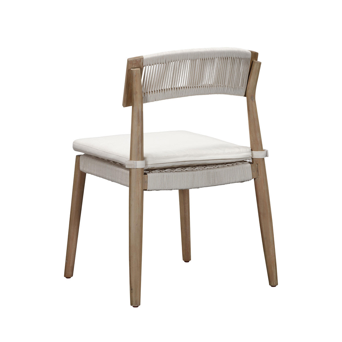 Chaise de salle à manger d'extérieur Gata Cream - Lot de 2