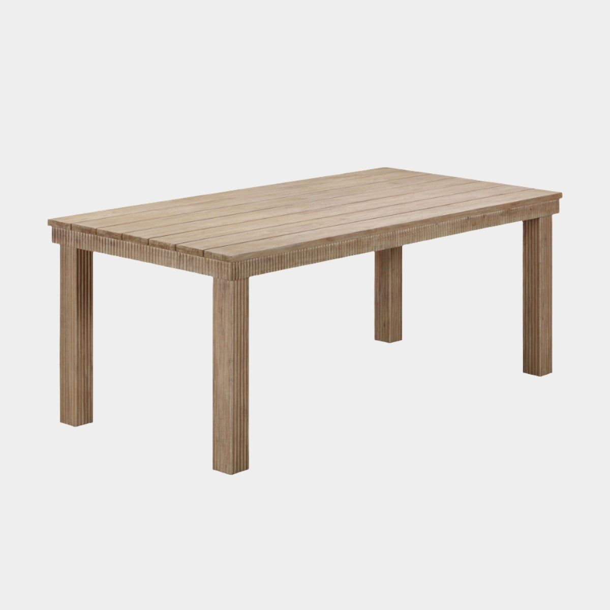 Table à manger rectangulaire d'extérieur Cassie Natural