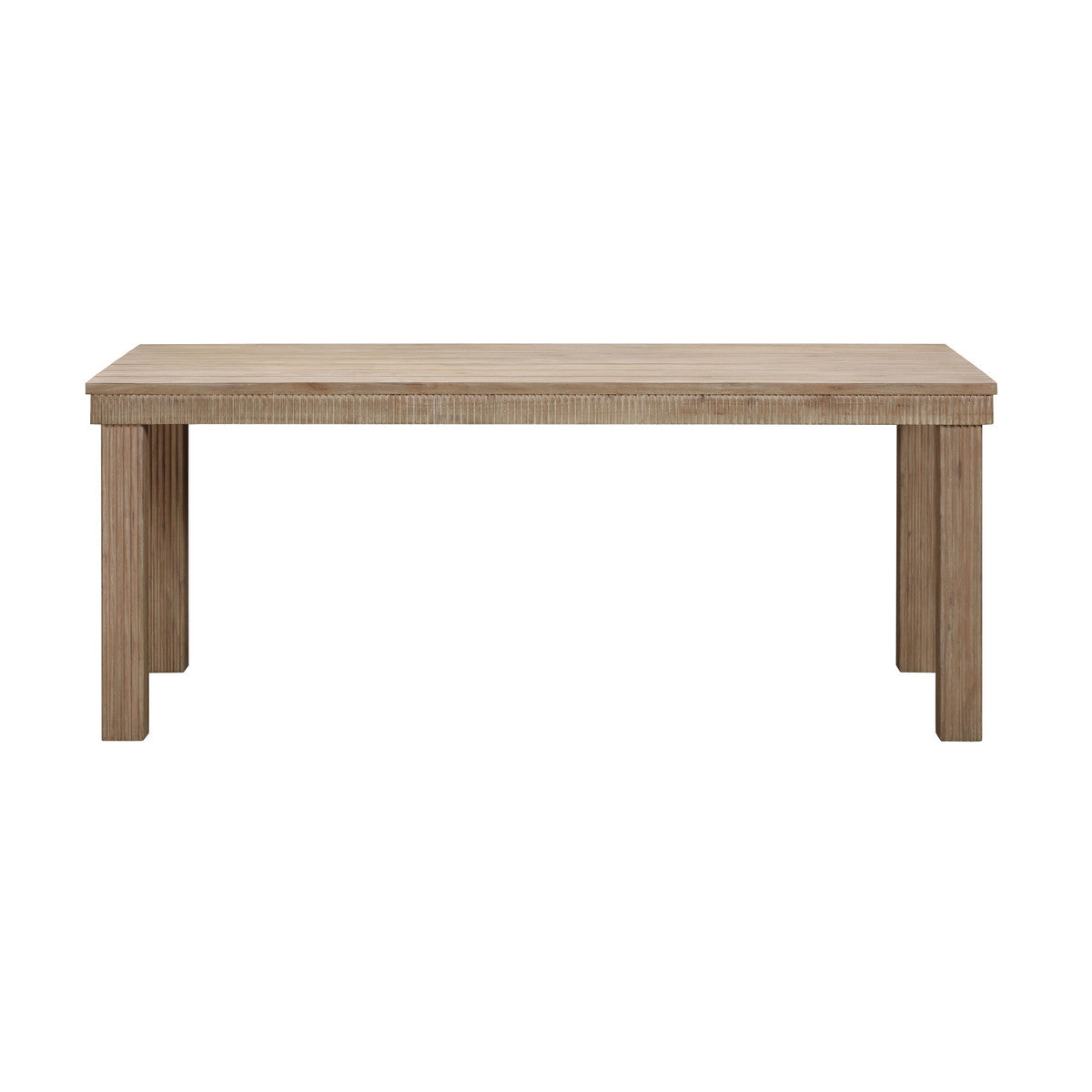 Table à manger rectangulaire d'extérieur Cassie Natural