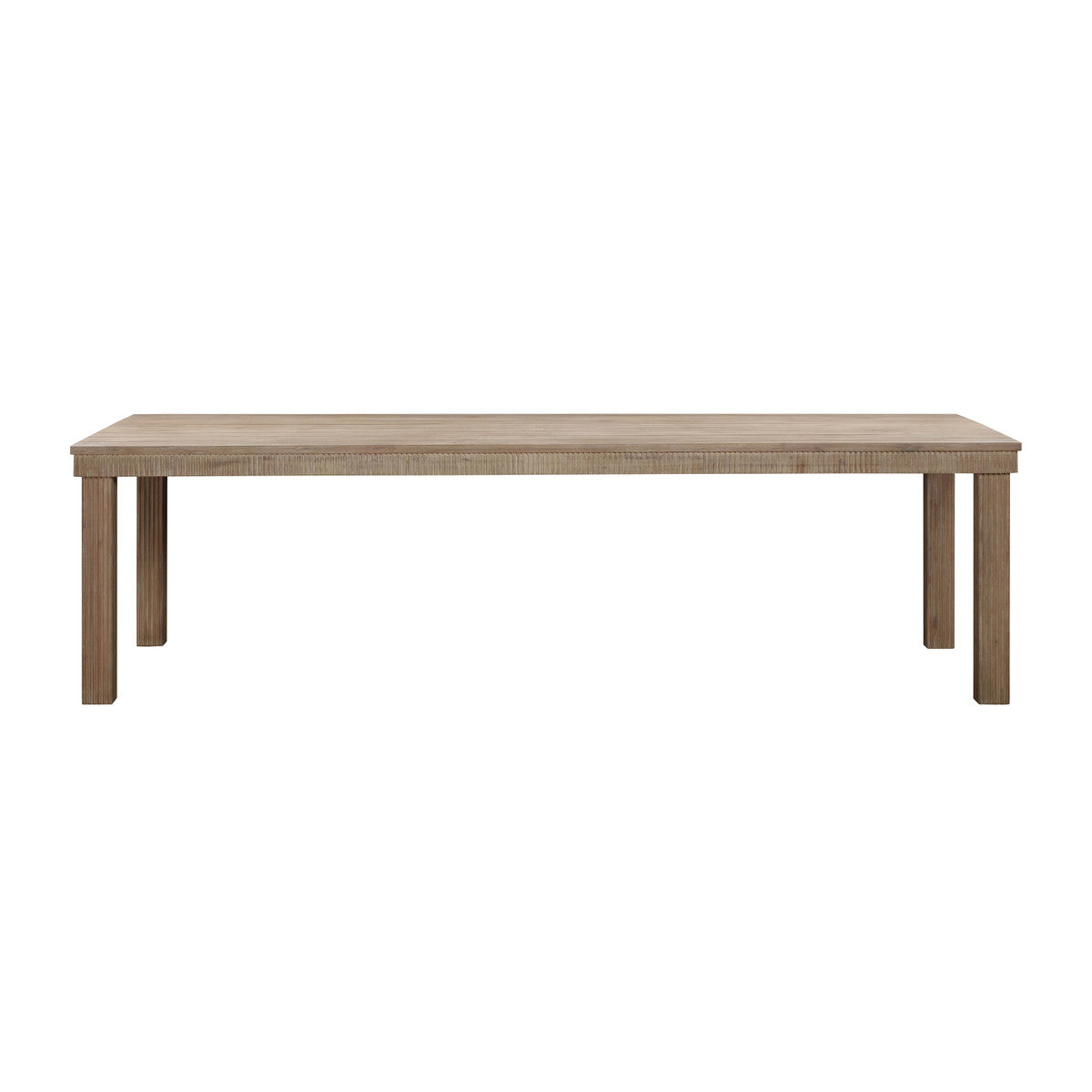 Table à manger rectangulaire d'extérieur Cassie Natural